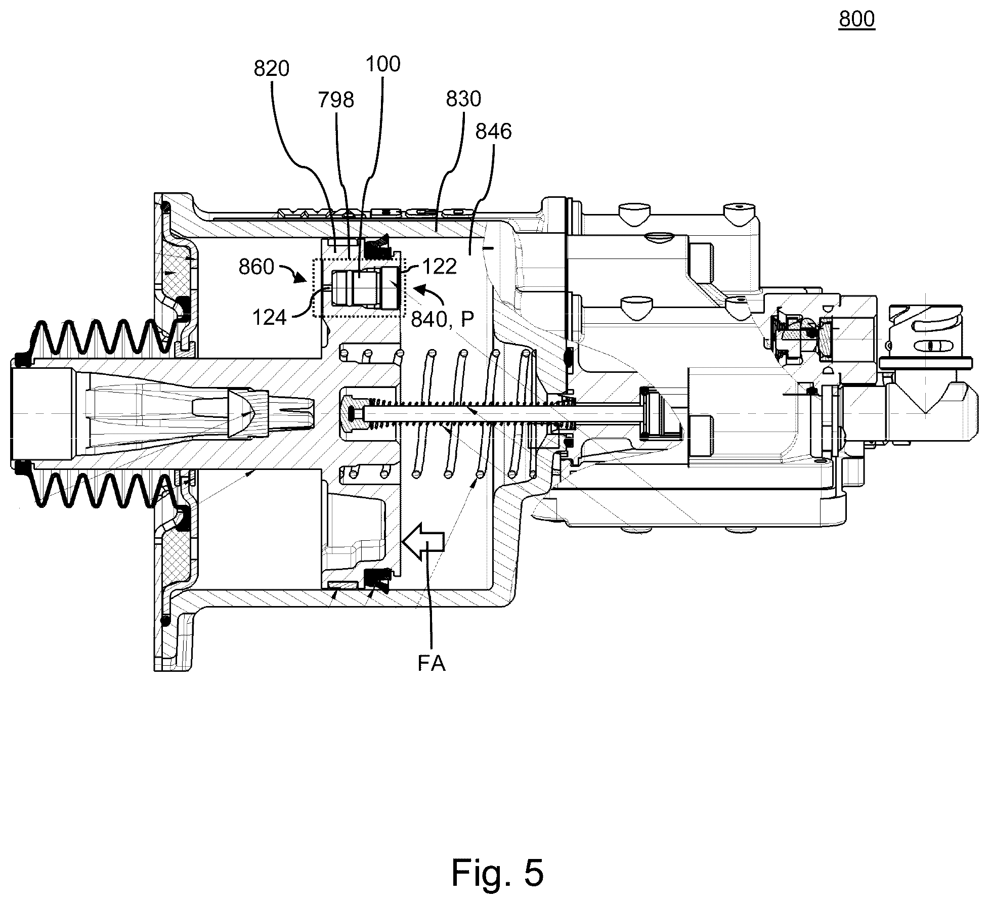Patent US12338904 Figure 5 – Safety valve, pneumatic actuator, and vehicle