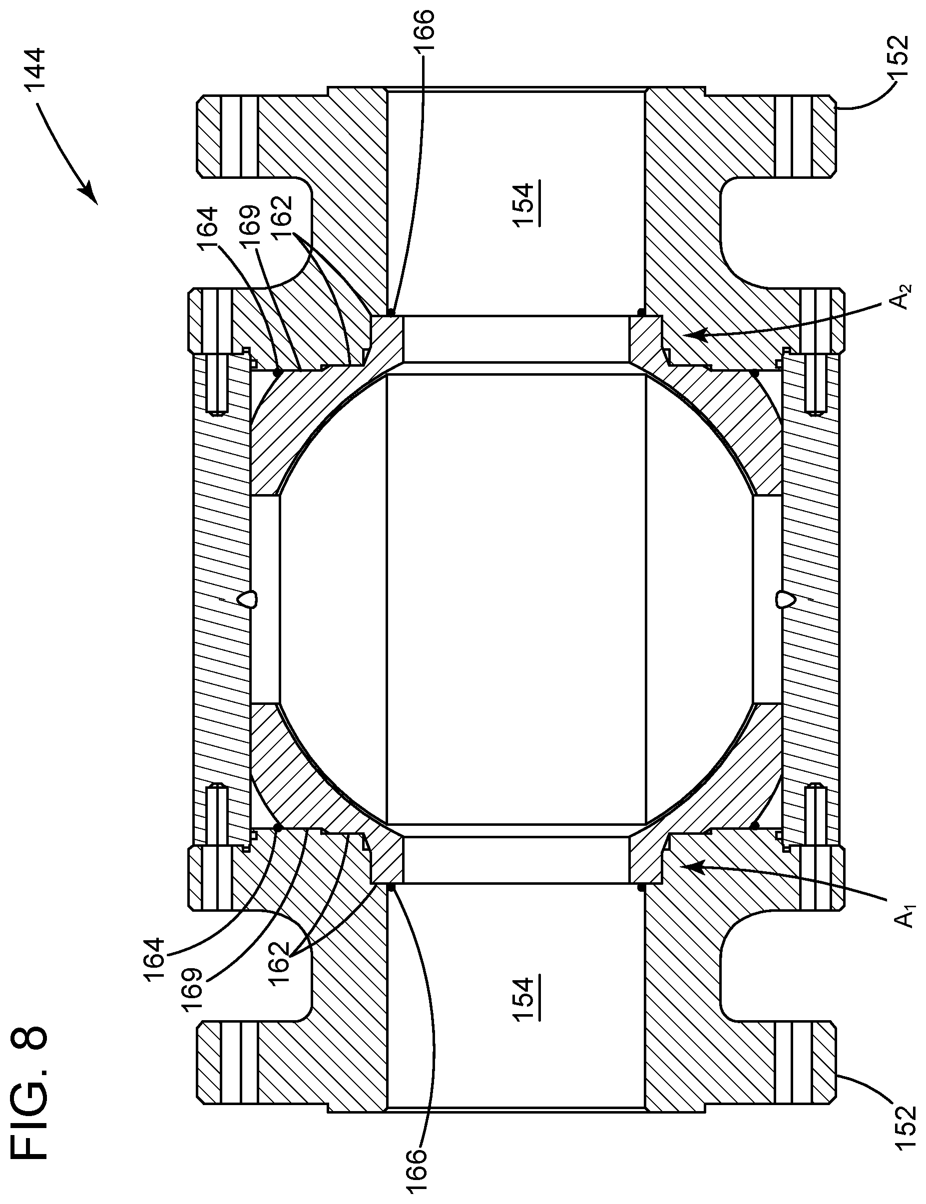 Patent US12338905 Figure 8 – Reducing noise in ball valves