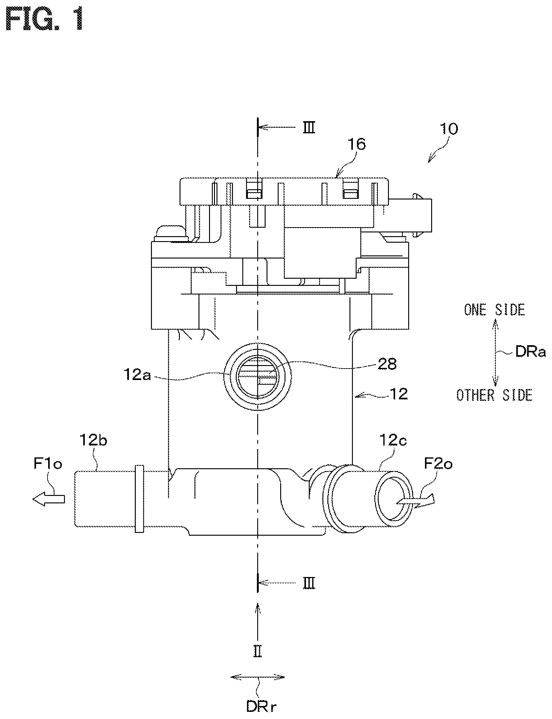 Patent US12338906 Figure 1 – Valve device