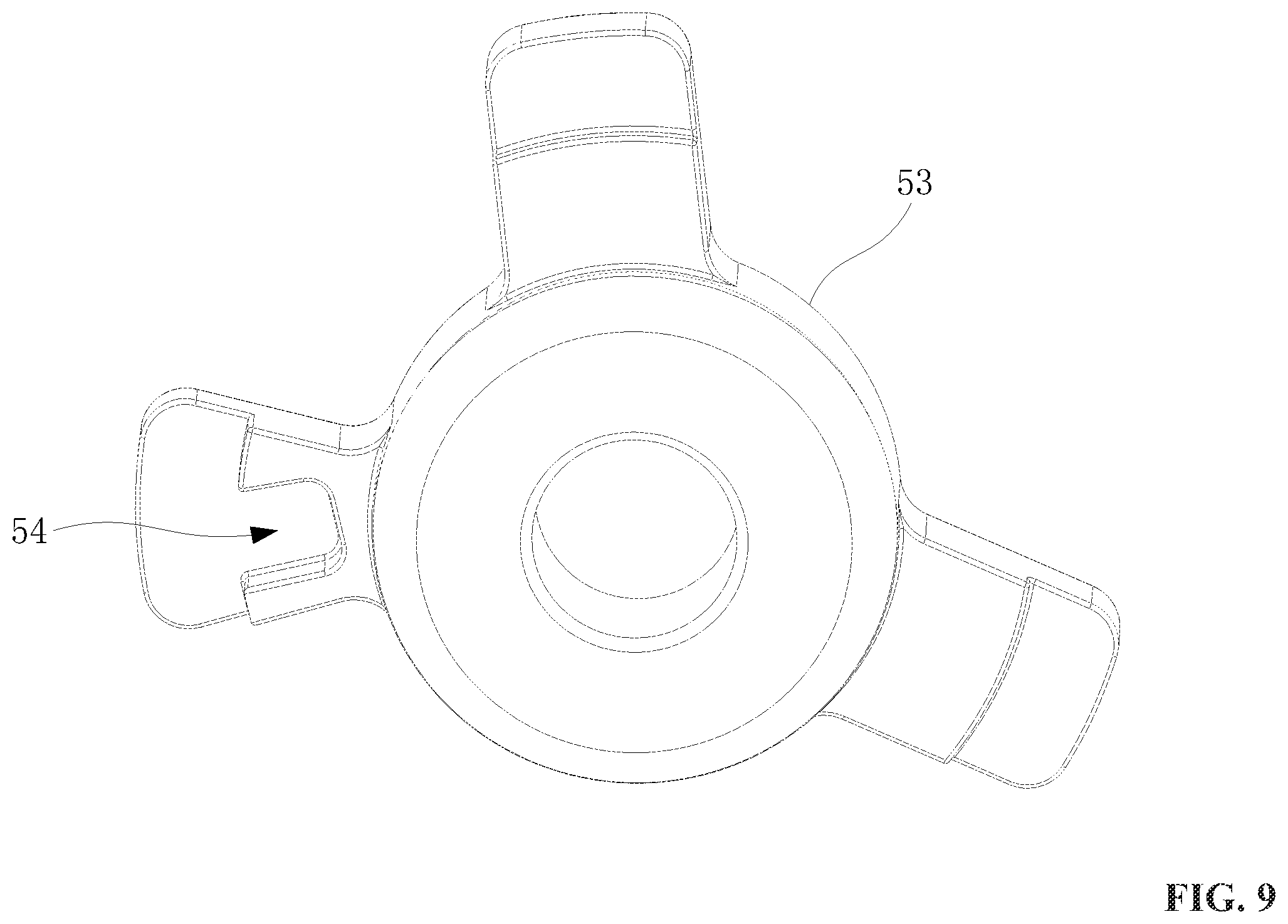 Patent US12338909 Figure 9 – Electronic control actuator, exhaust gas treatment system, and vehicle comprising exhaust gas treatment system