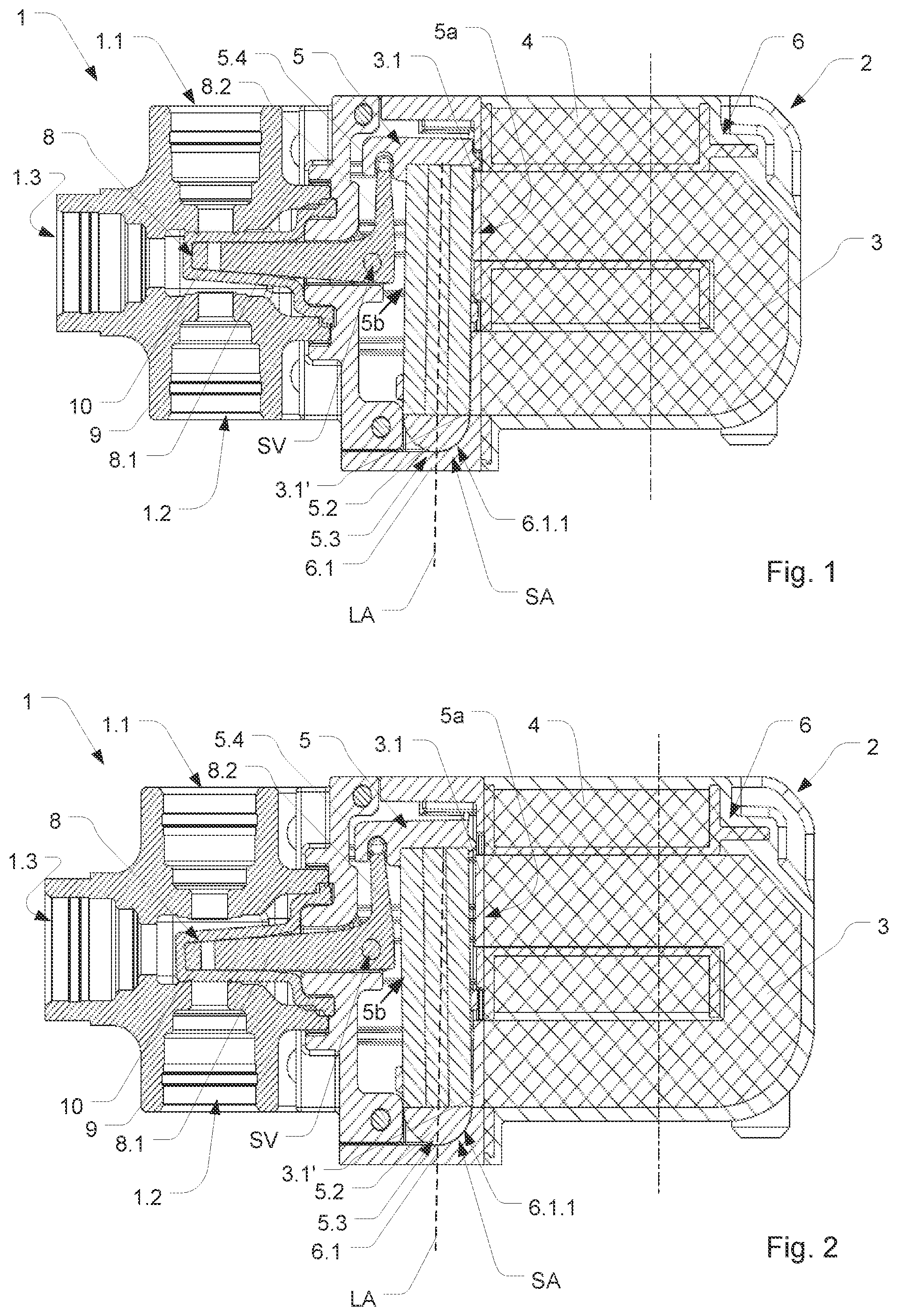 Patent US12338911 Figure 1 – Fluid valve