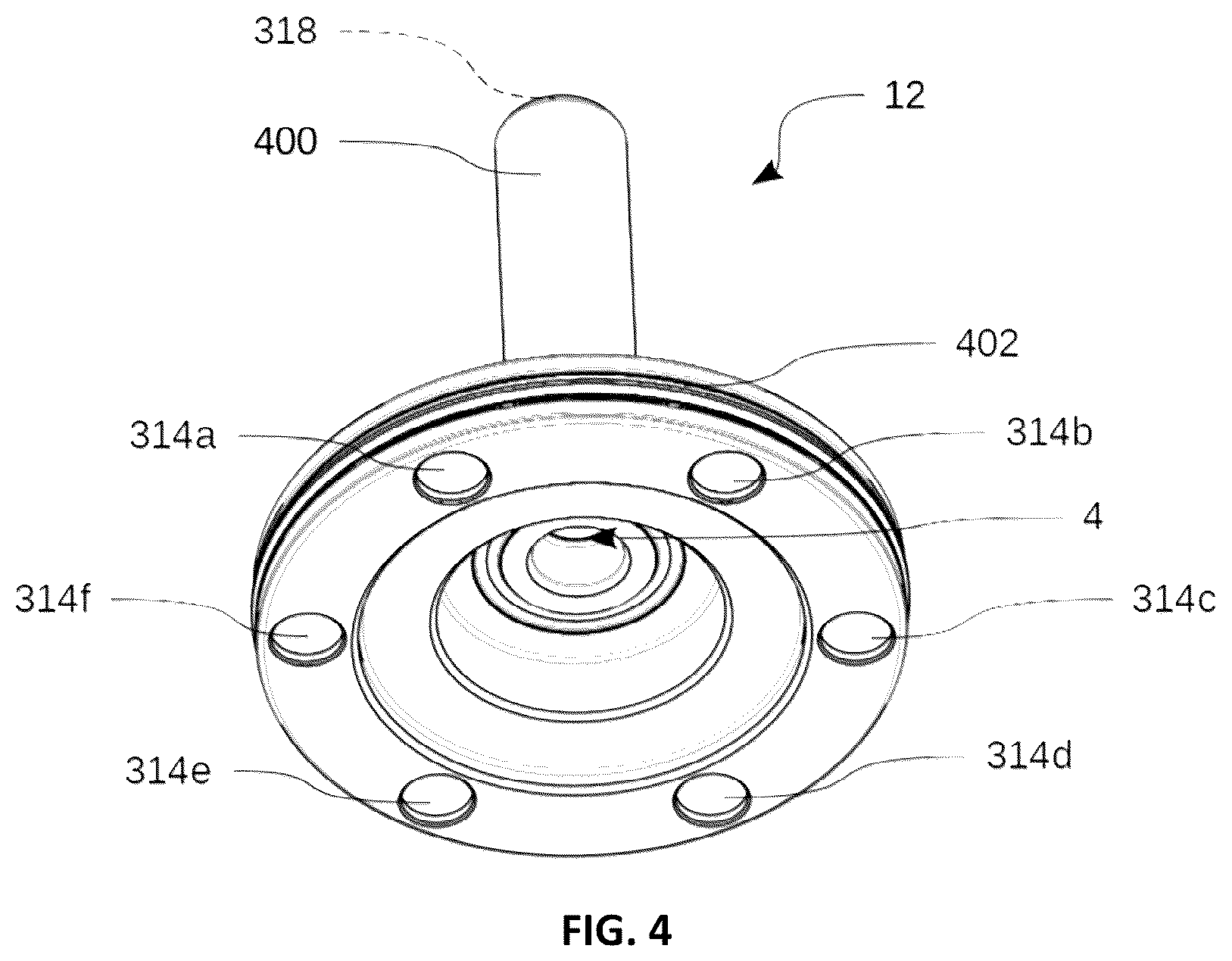 Patent US12338912 Figure 4 – Valve actuator, valve assembly and method