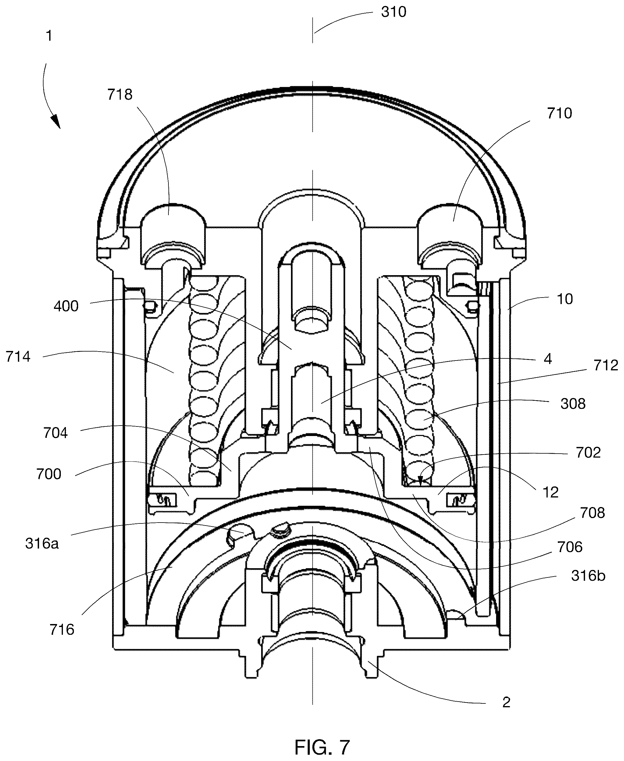 Patent US12338912 Figure 7 – Valve actuator, valve assembly and method