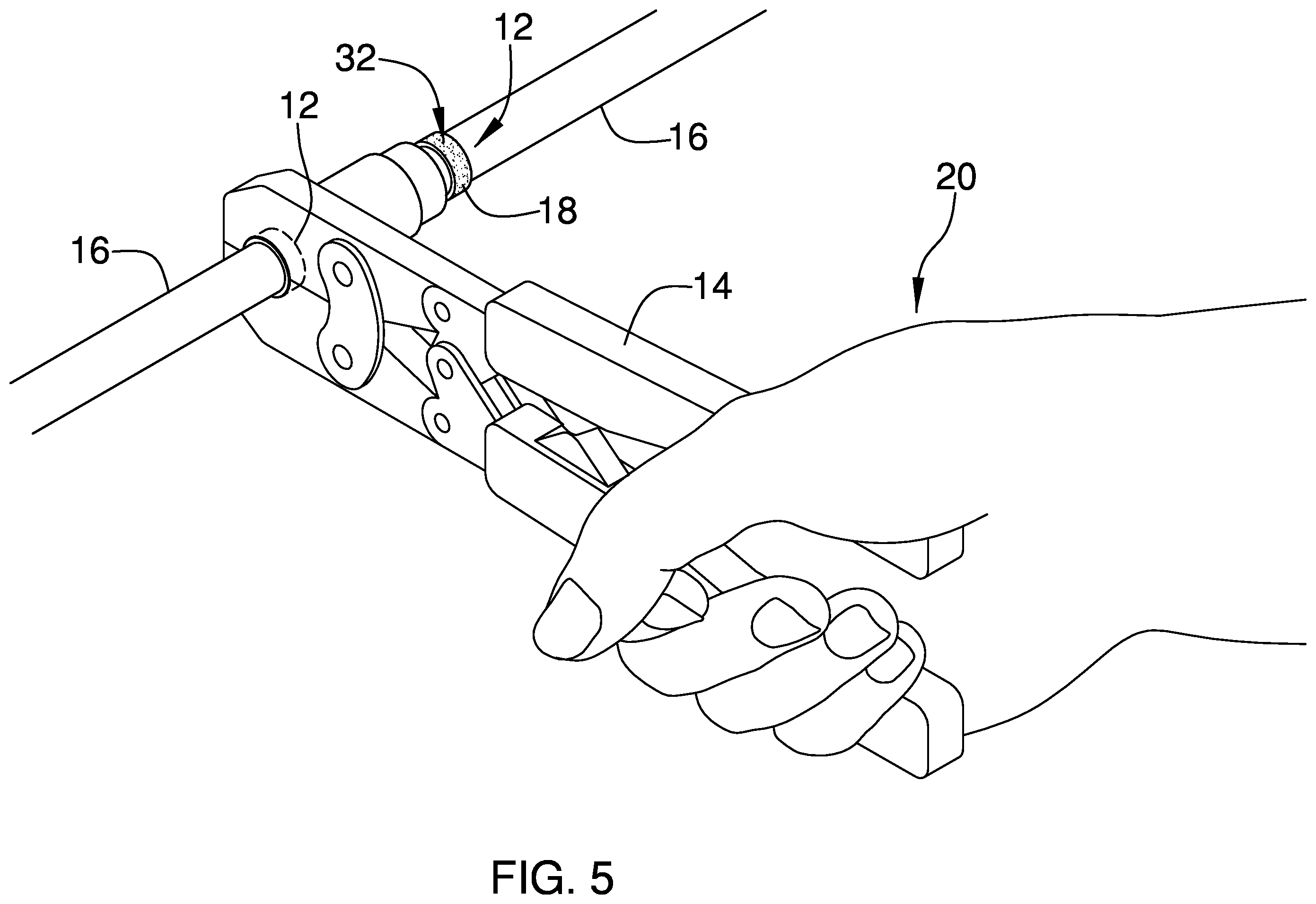 Patent US12338917 Figure 3 – Color changing crimp ring device