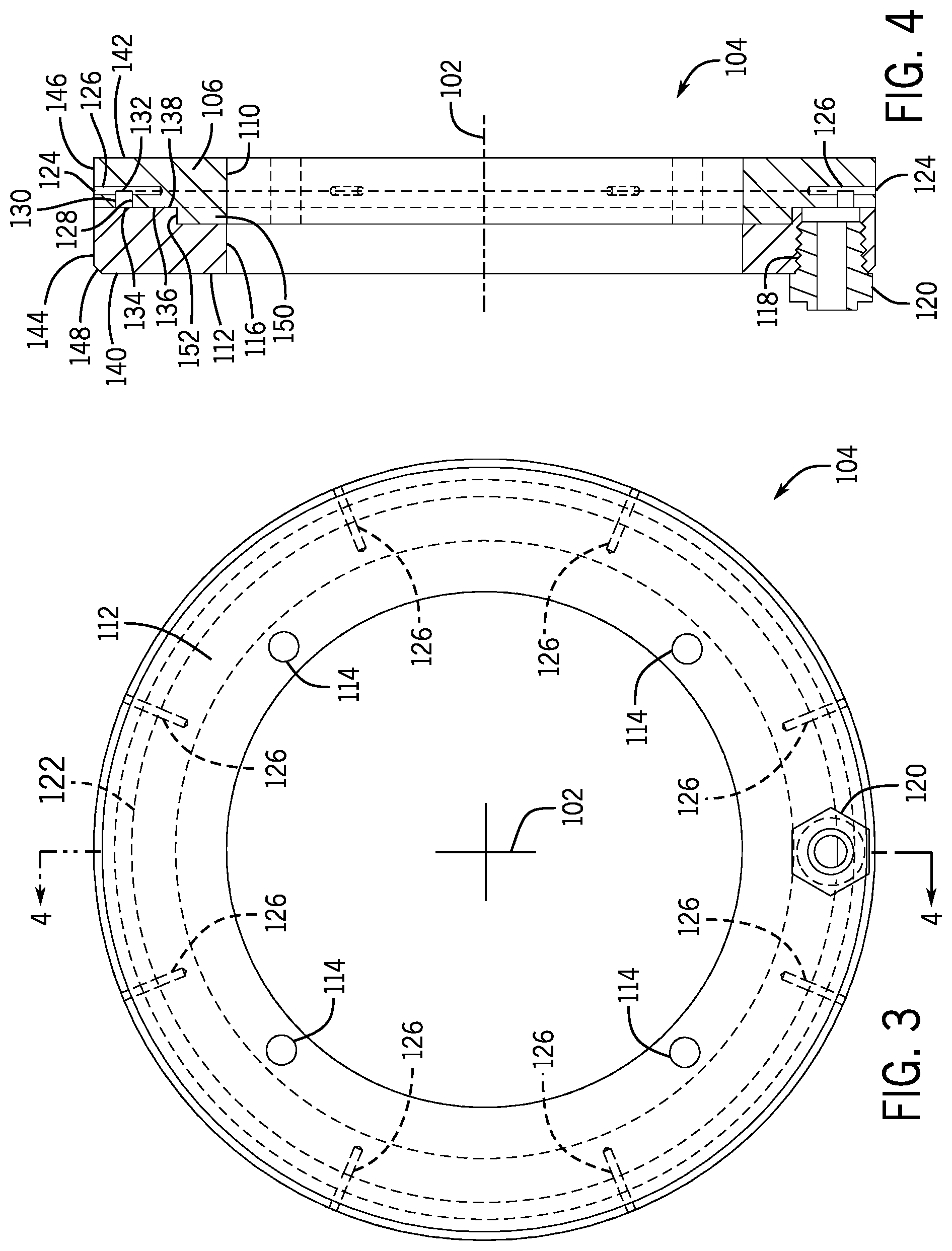 Patent US12338918 Figure 2 – Roll end air fitting adapter and method of using same