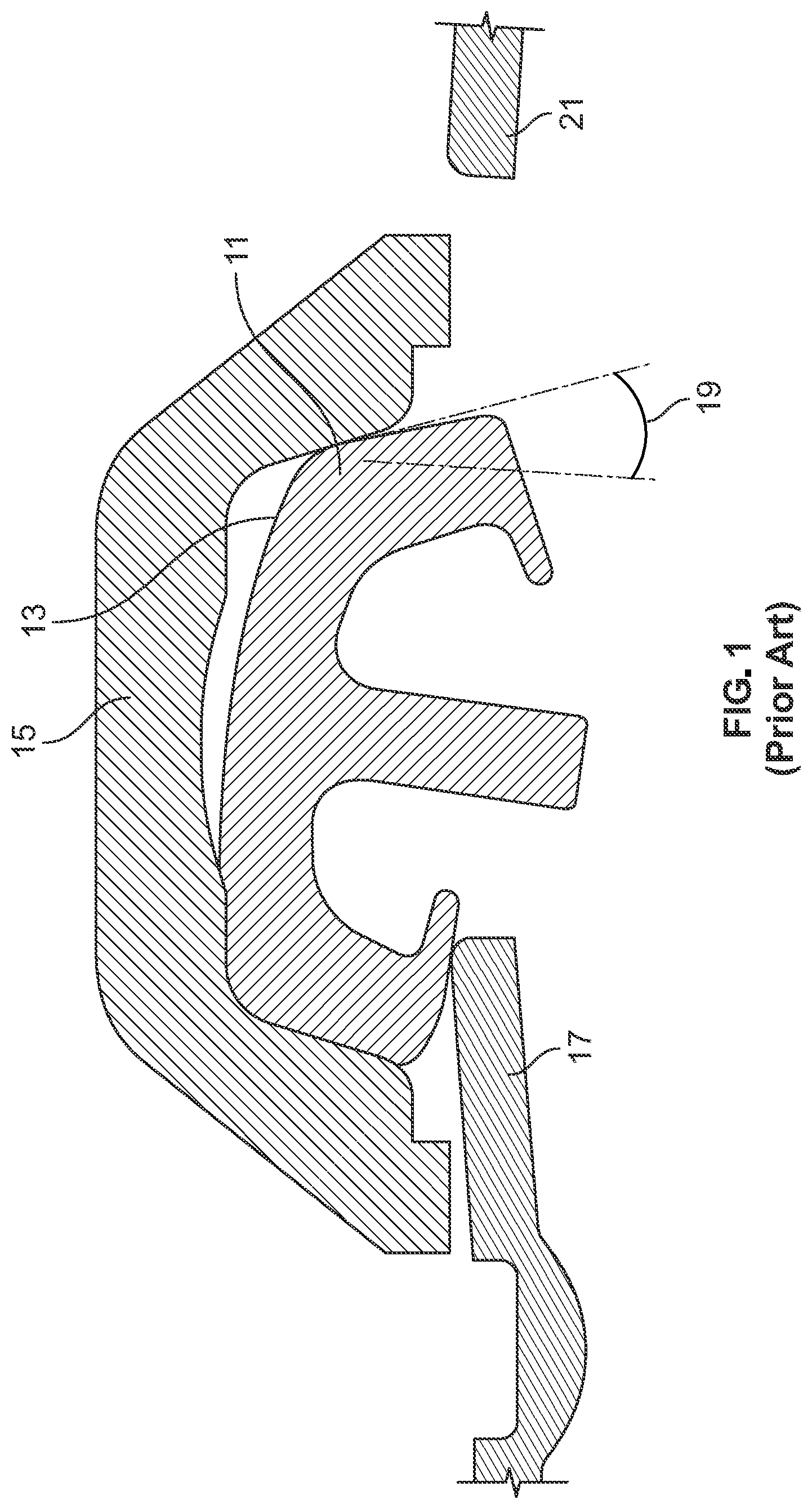 Patent US12338920 Figure 1 – Enhanced stability gasket and coupling