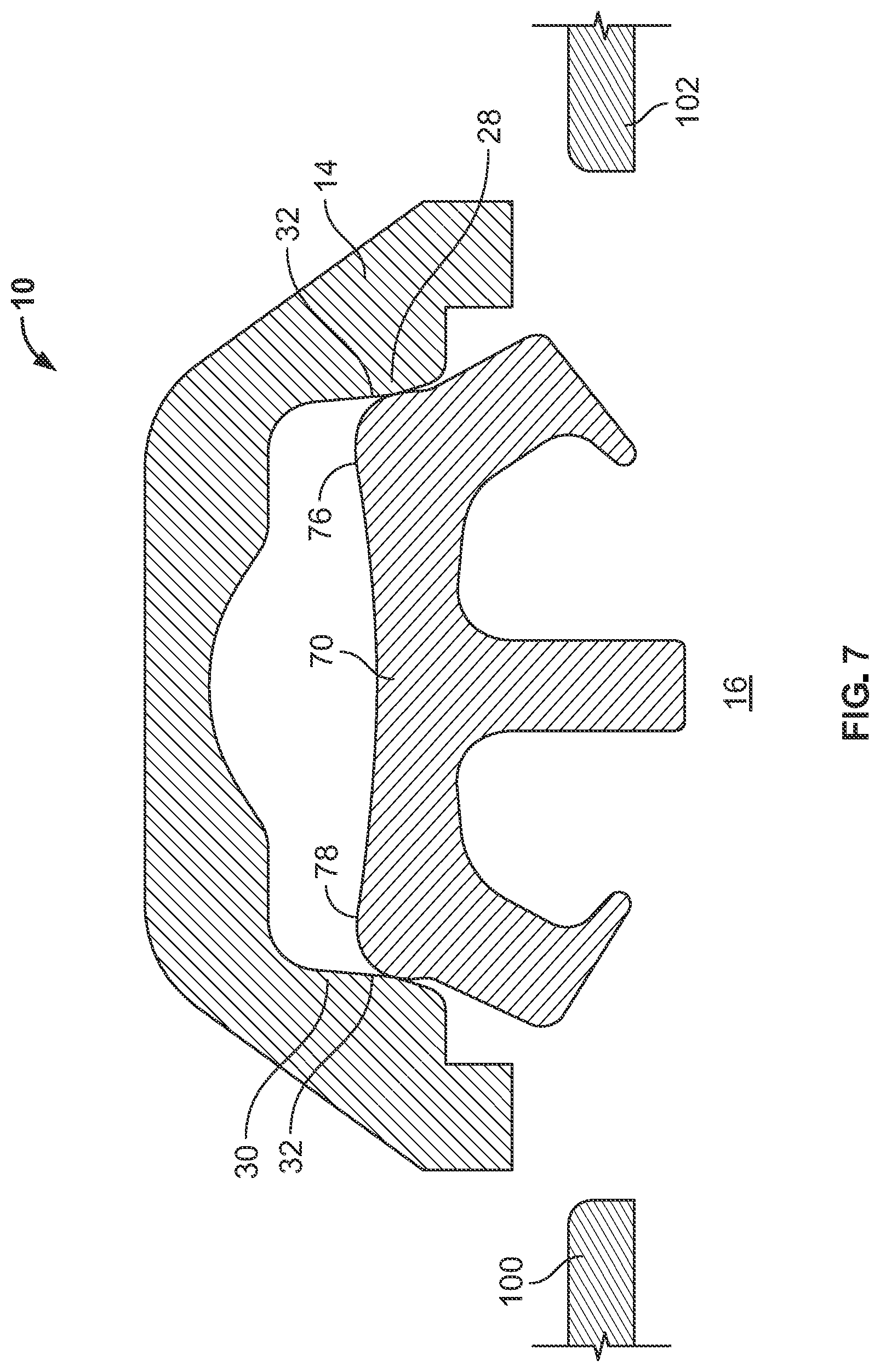 Patent US12338920 Figure 9 – Enhanced stability gasket and coupling
