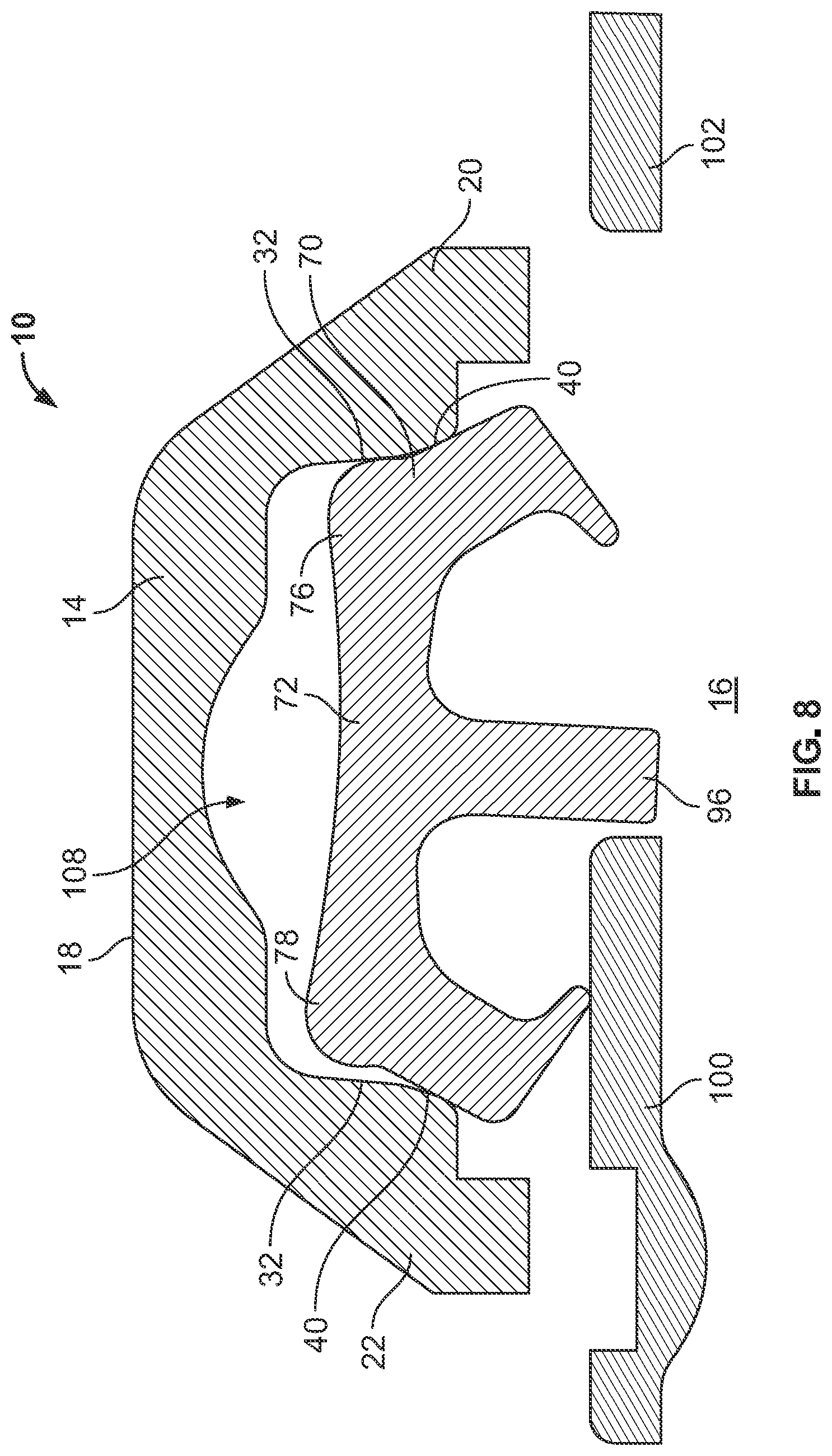 Patent US12338920 Figure 10 – Enhanced stability gasket and coupling