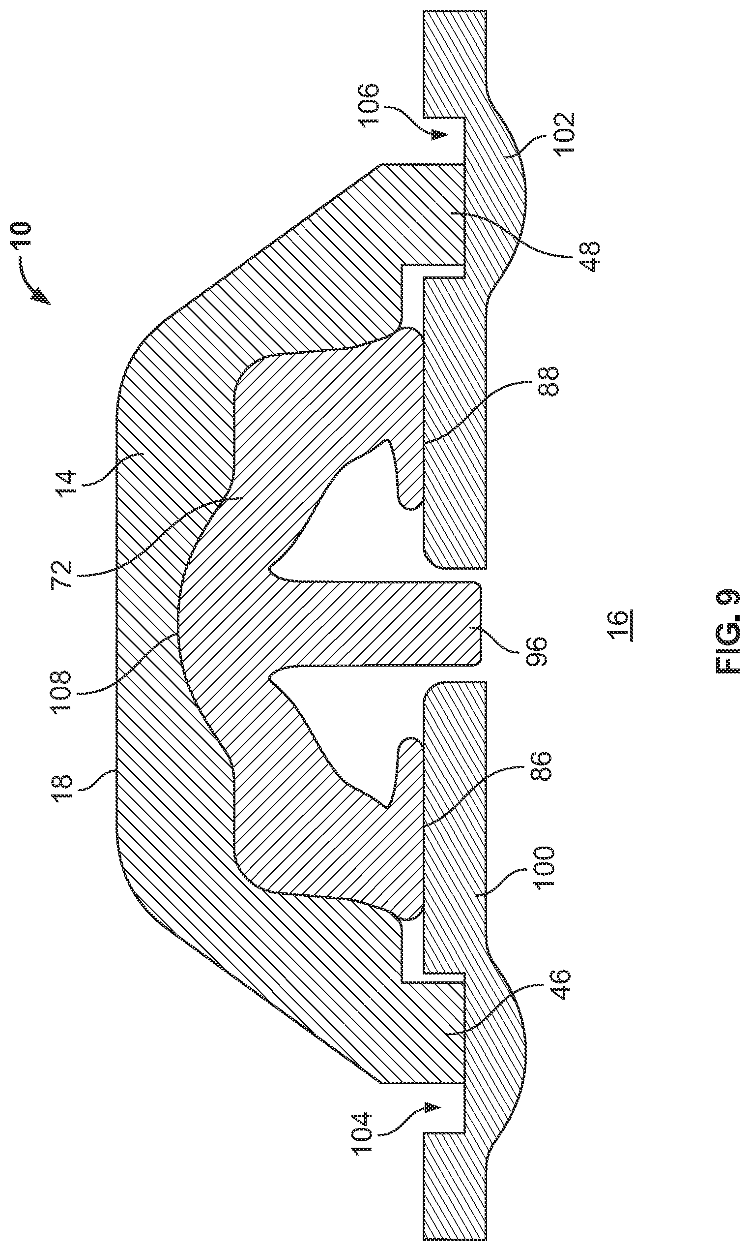 Patent US12338920 Figure 11 – Enhanced stability gasket and coupling