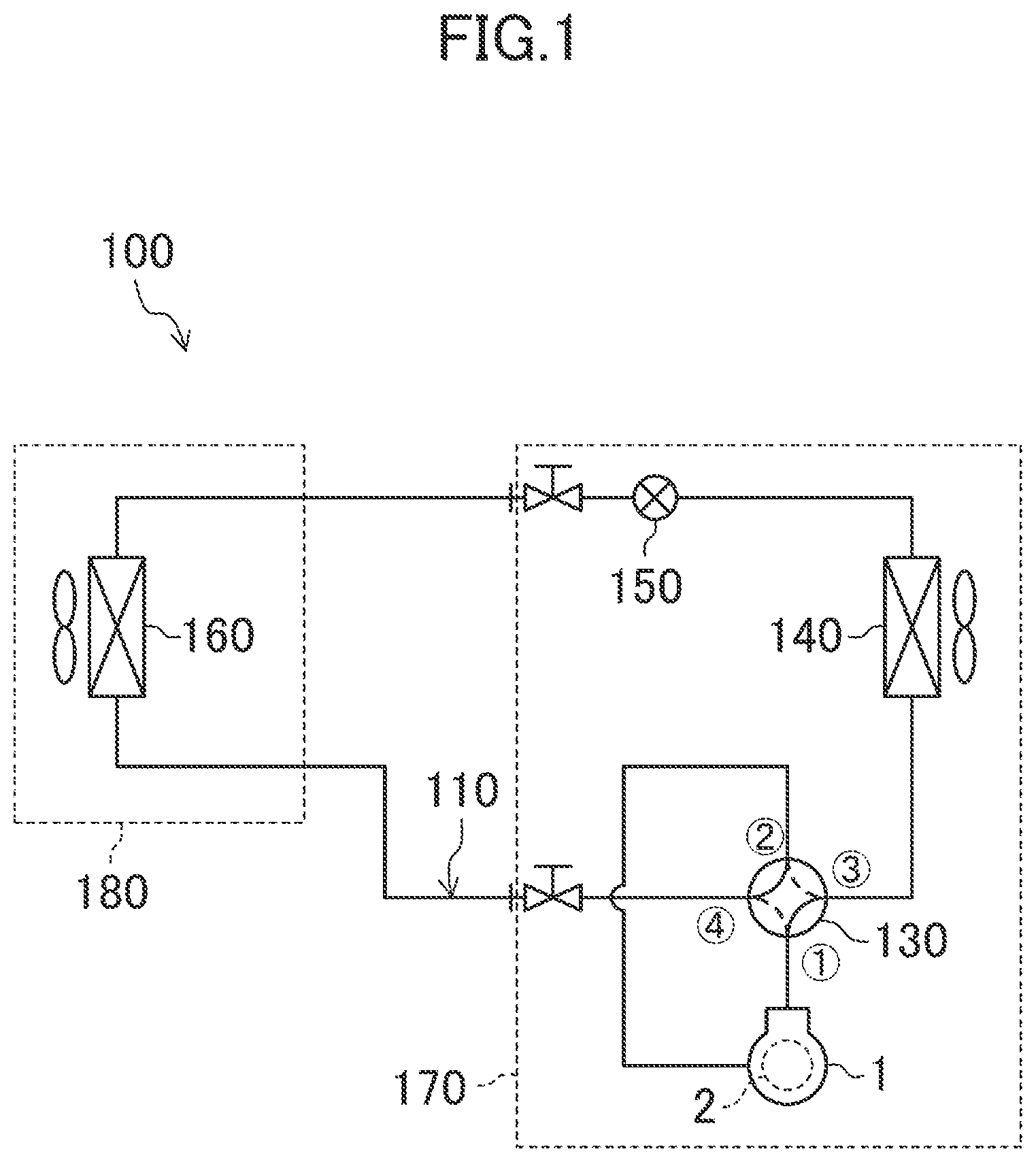 Patent US12338921 Figure 1 – Compressor and compressor unit