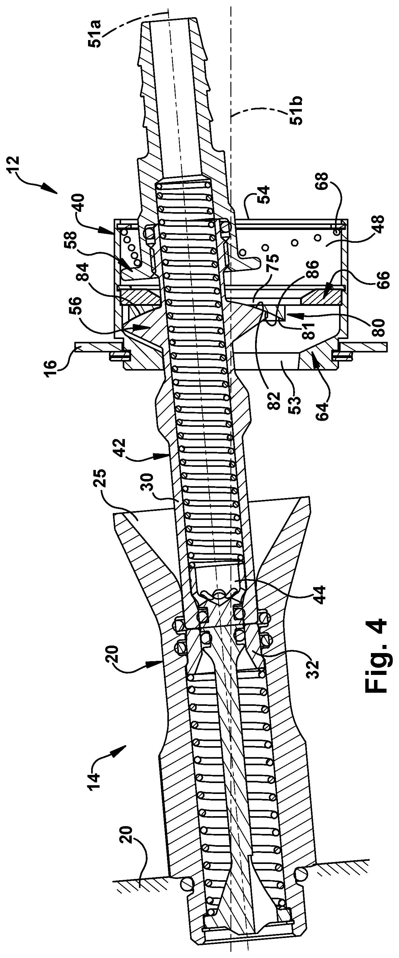 Patent US12338922 Figure 4 – Self-centering blind mate fluid coupling
