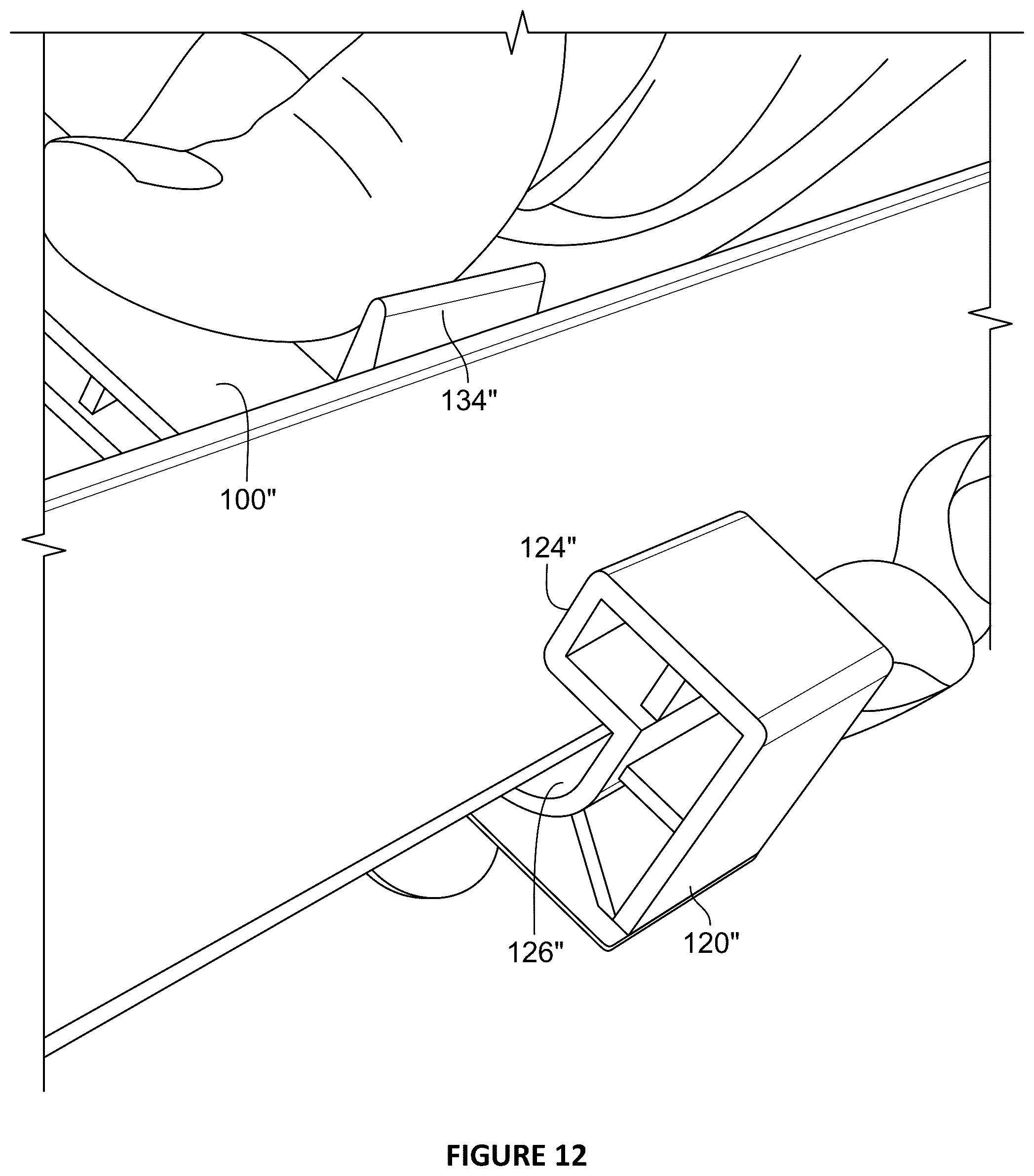 Patent US12338923 Figure 10 – Data cable retaining post