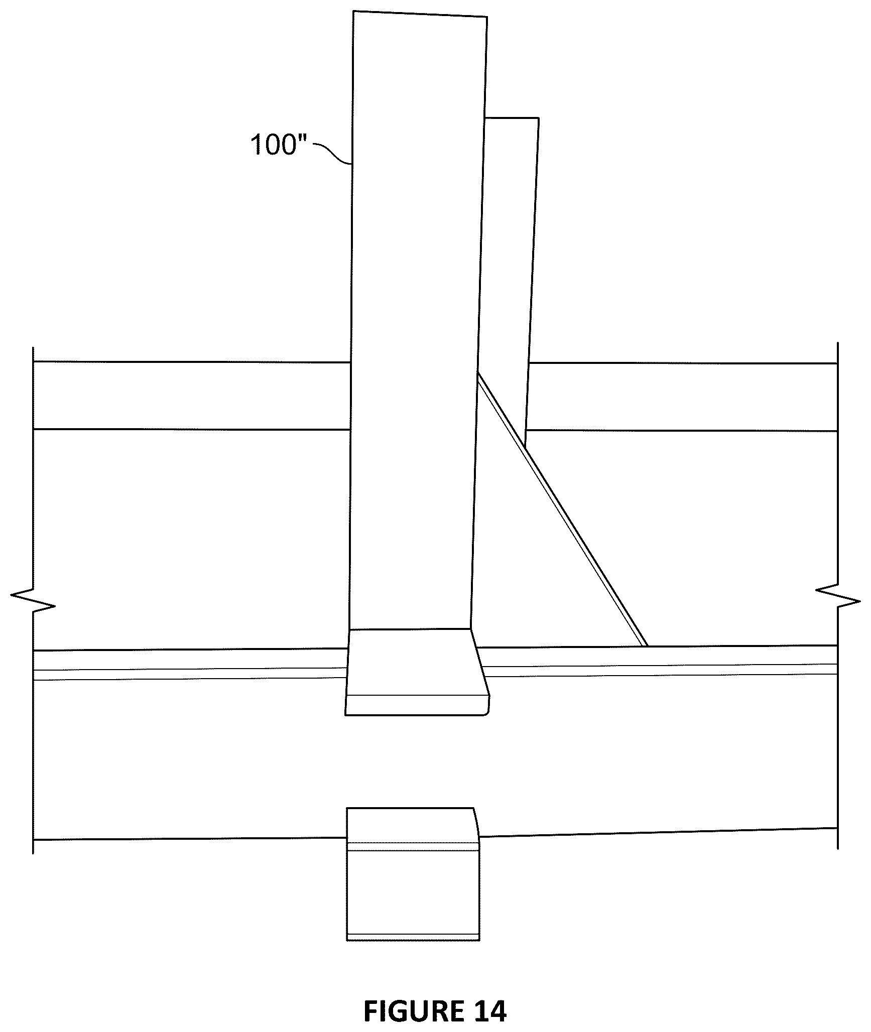 Patent US12338923 Figure 12 – Data cable retaining post