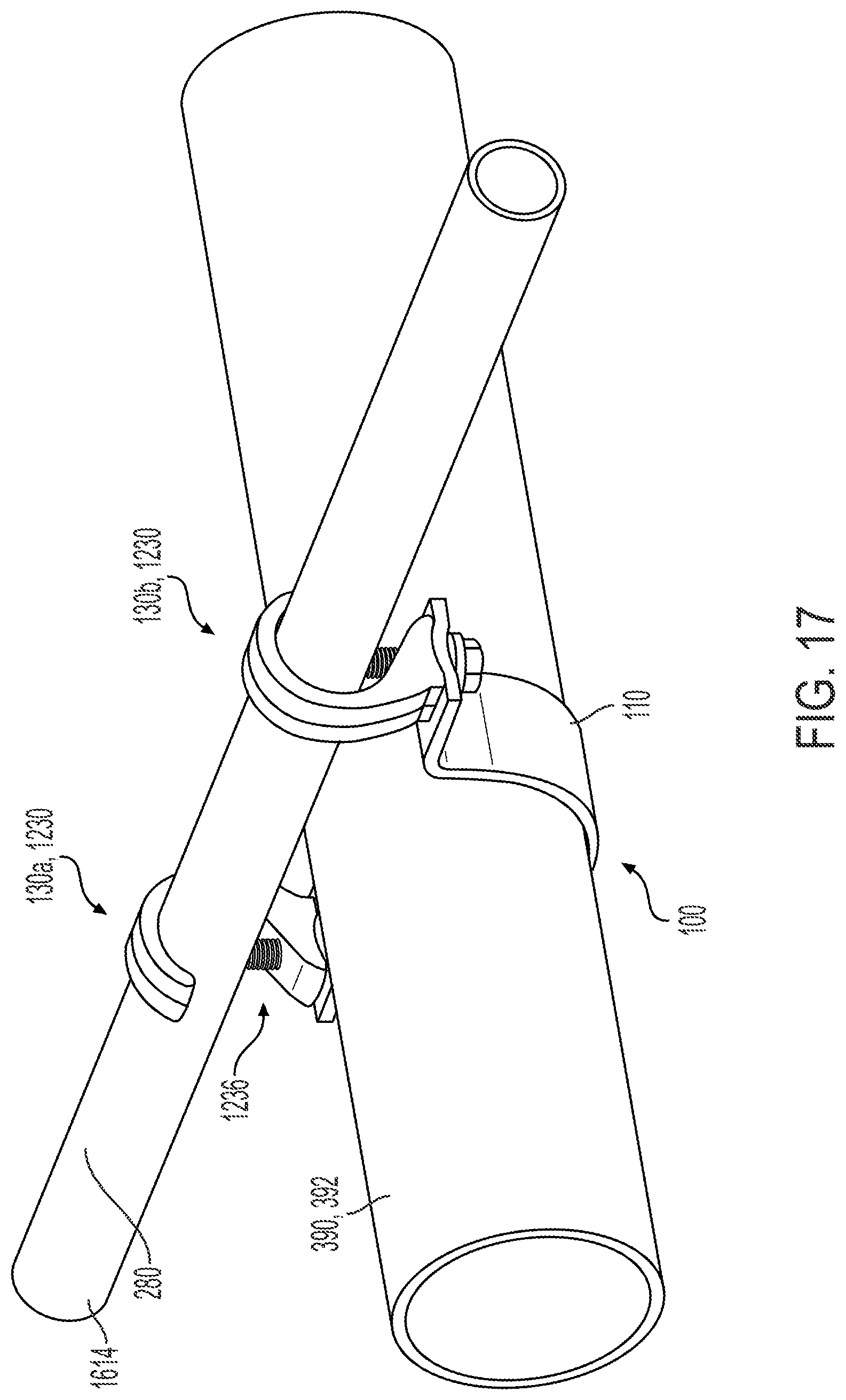 Patent US12338924 Figure 11 – Method of supporting piping on a brace pipe