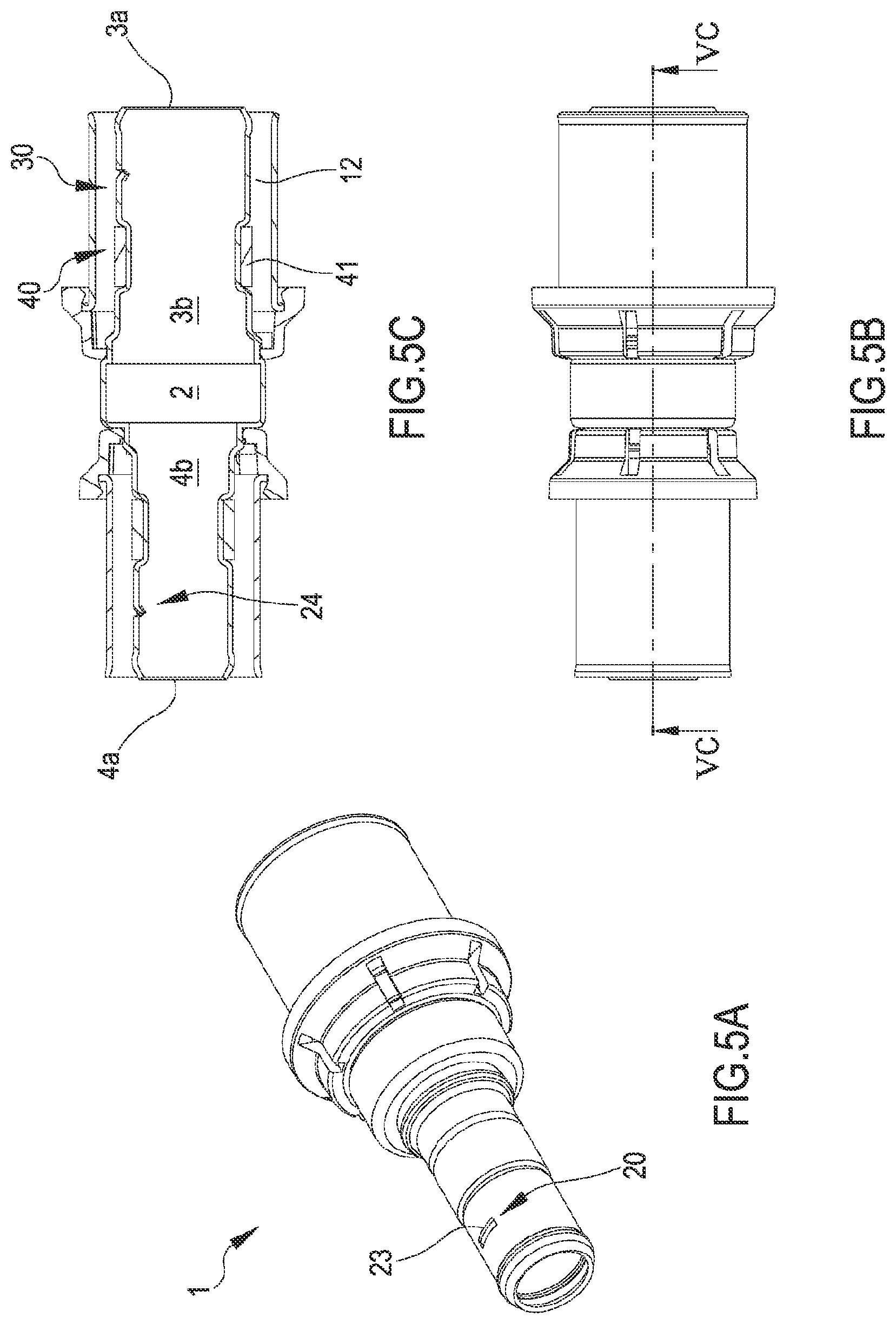 Patent US12338925 Figure 7 – Fitting for connecting pipes, in particular flexible pipes