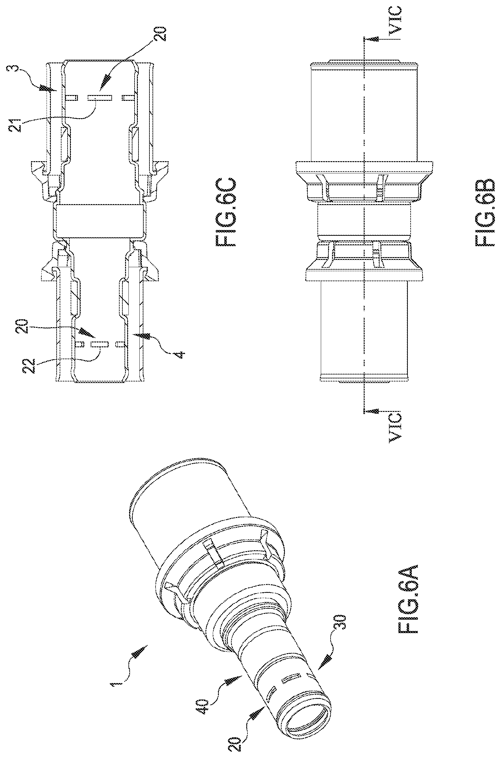 Patent US12338925 Figure 8 – Fitting for connecting pipes, in particular flexible pipes