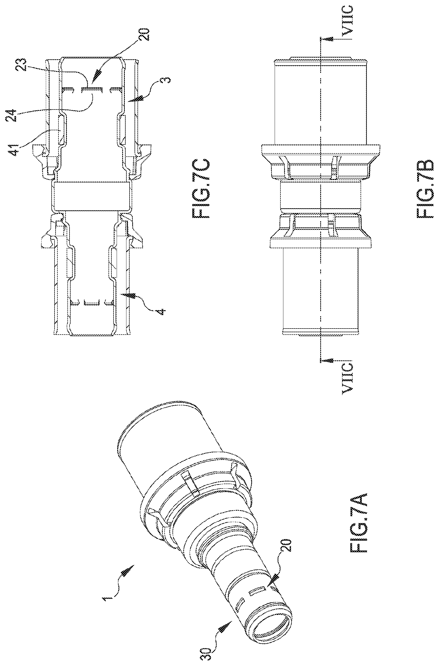 Patent US12338925 Figure 9 – Fitting for connecting pipes, in particular flexible pipes