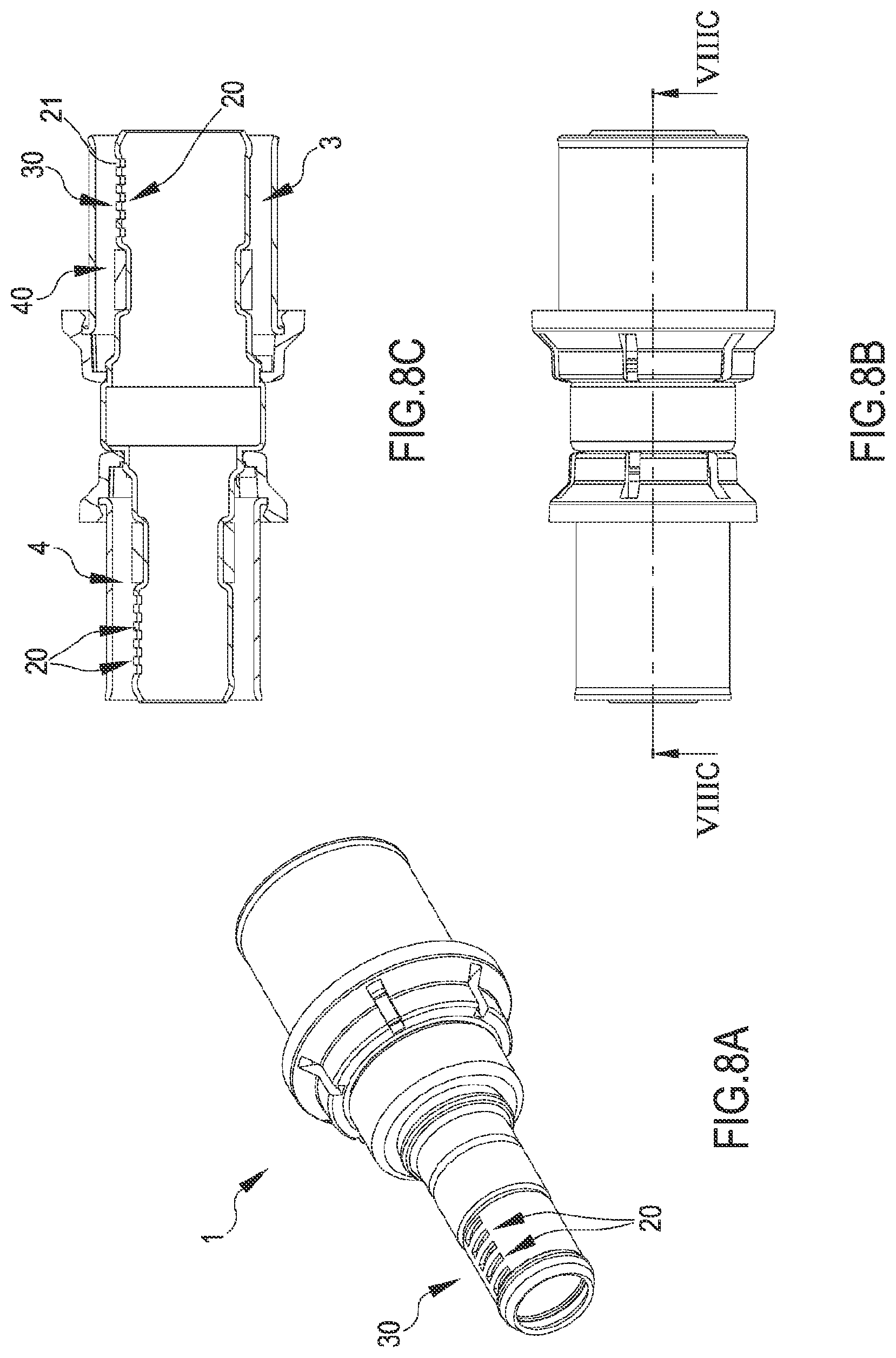 Patent US12338925 Figure 10 – Fitting for connecting pipes, in particular flexible pipes