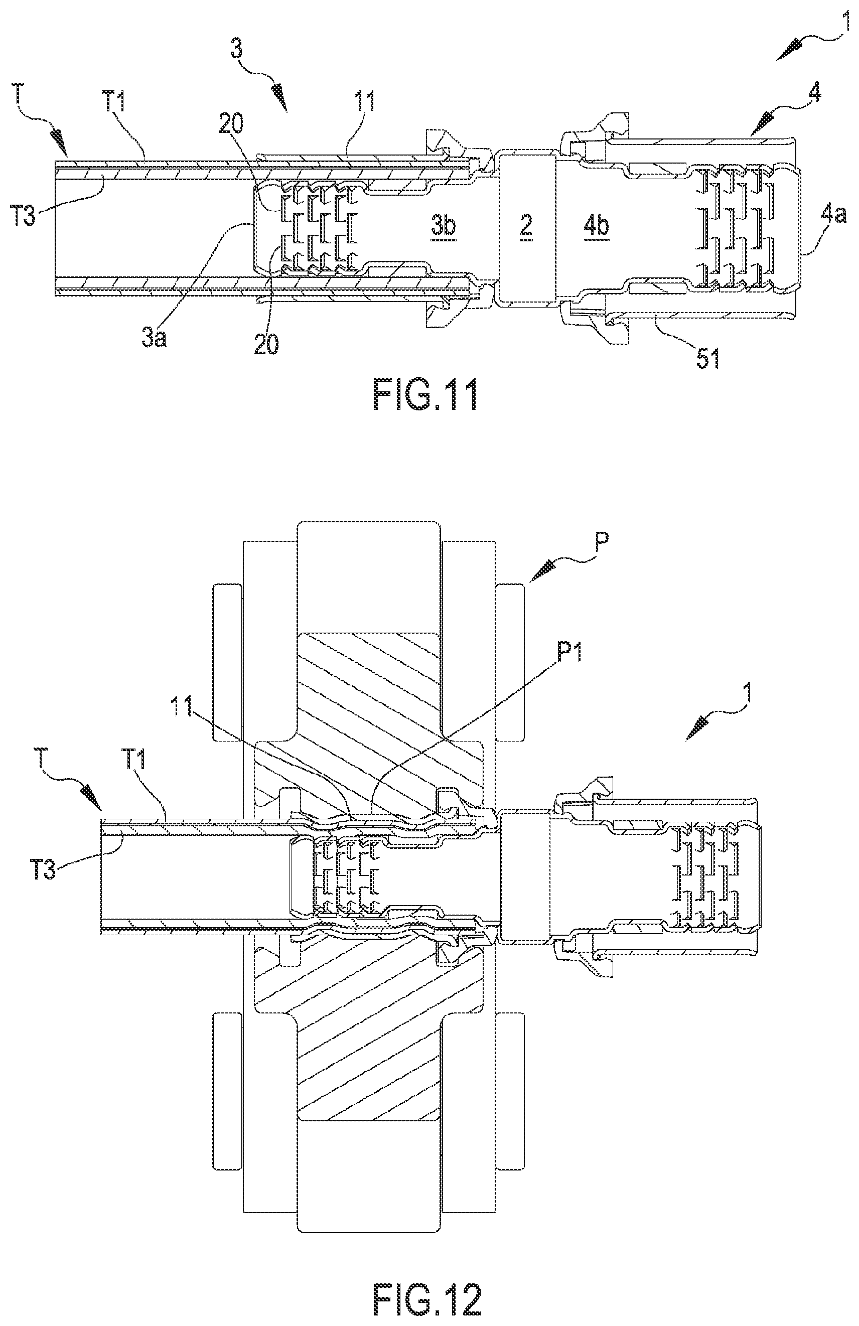 Patent US12338925 Figure 13 – Fitting for connecting pipes, in particular flexible pipes