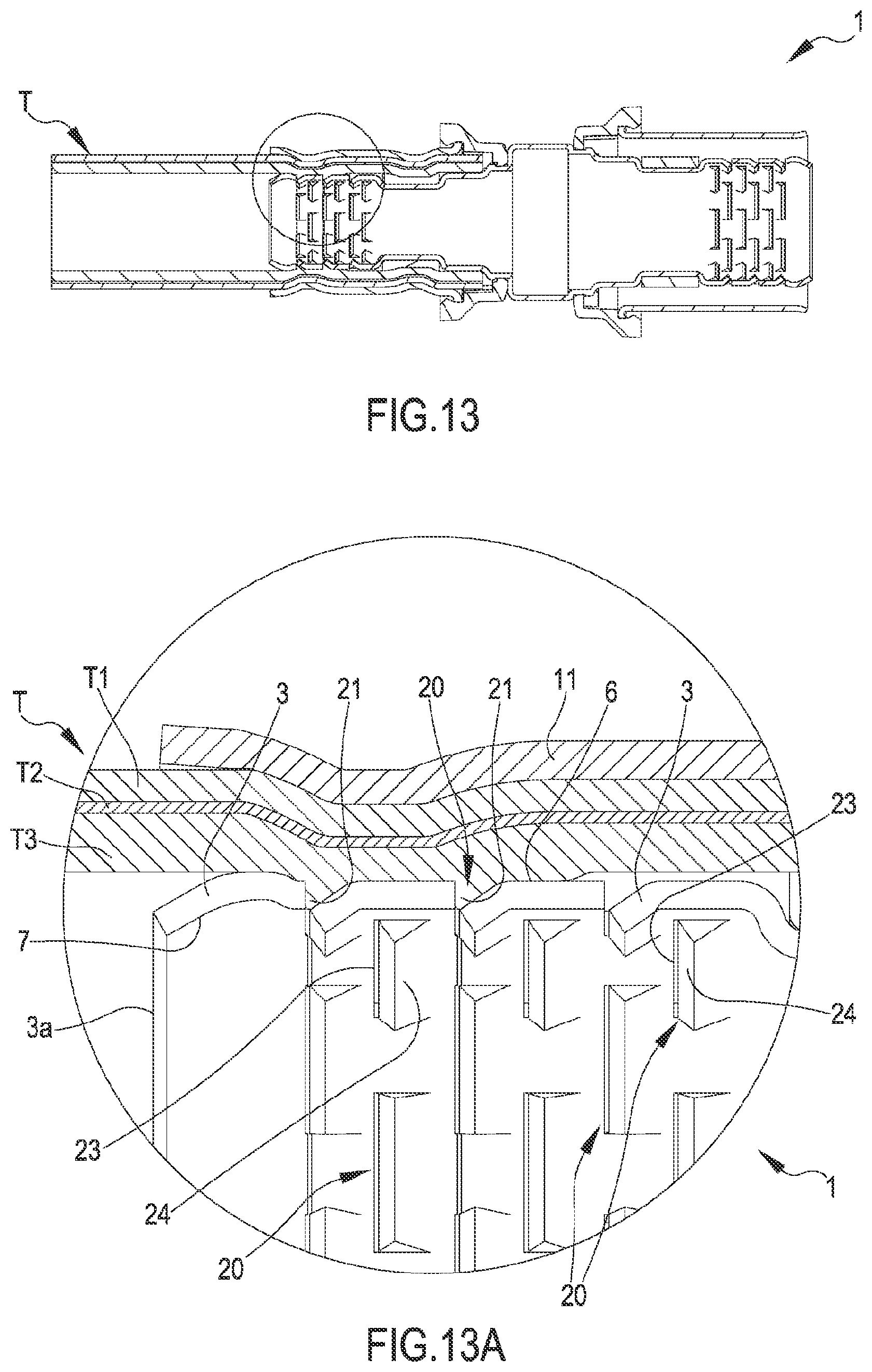Patent US12338925 Figure 14 – Fitting for connecting pipes, in particular flexible pipes