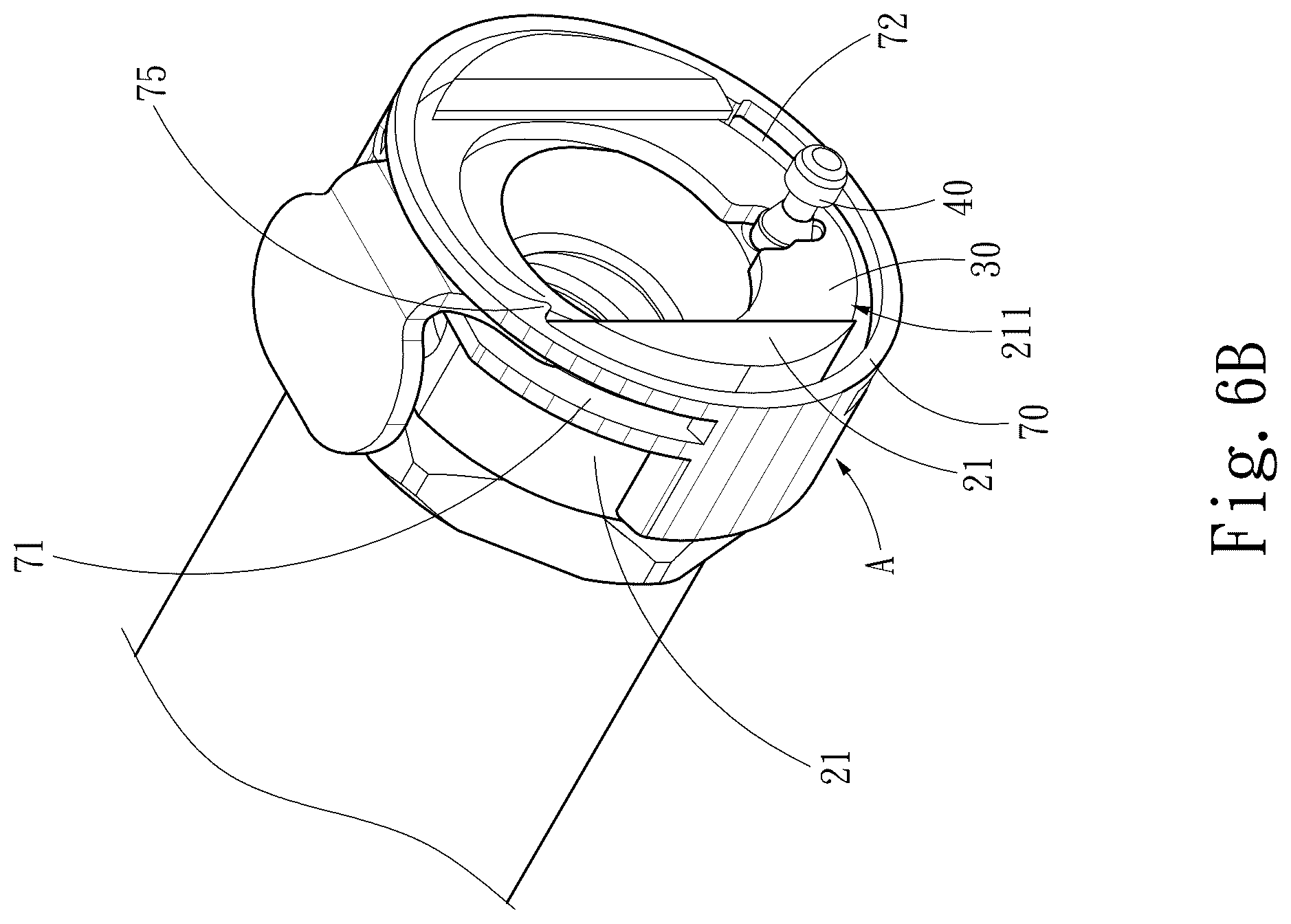 Patent US12338927 Figure 7 – Quick-release connector switch device