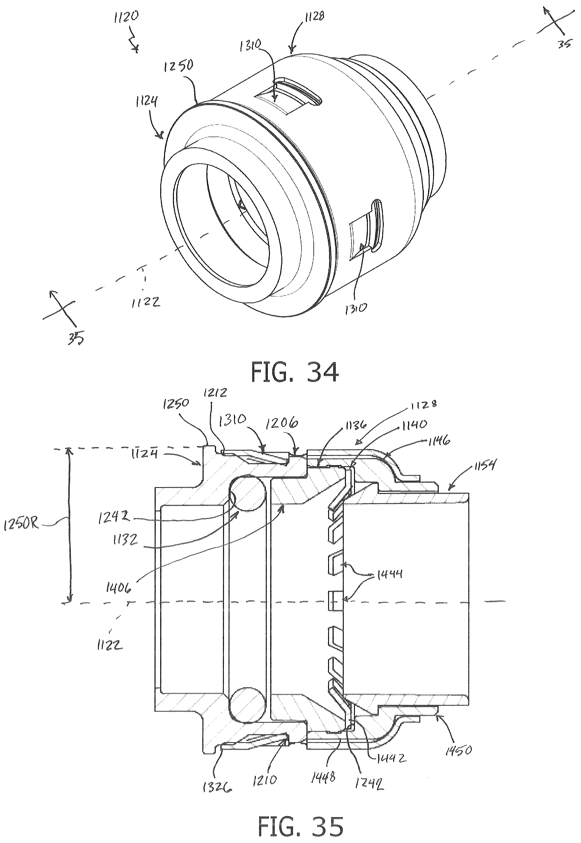 Patent US12338928 Figure 18 – Plumbing fitting