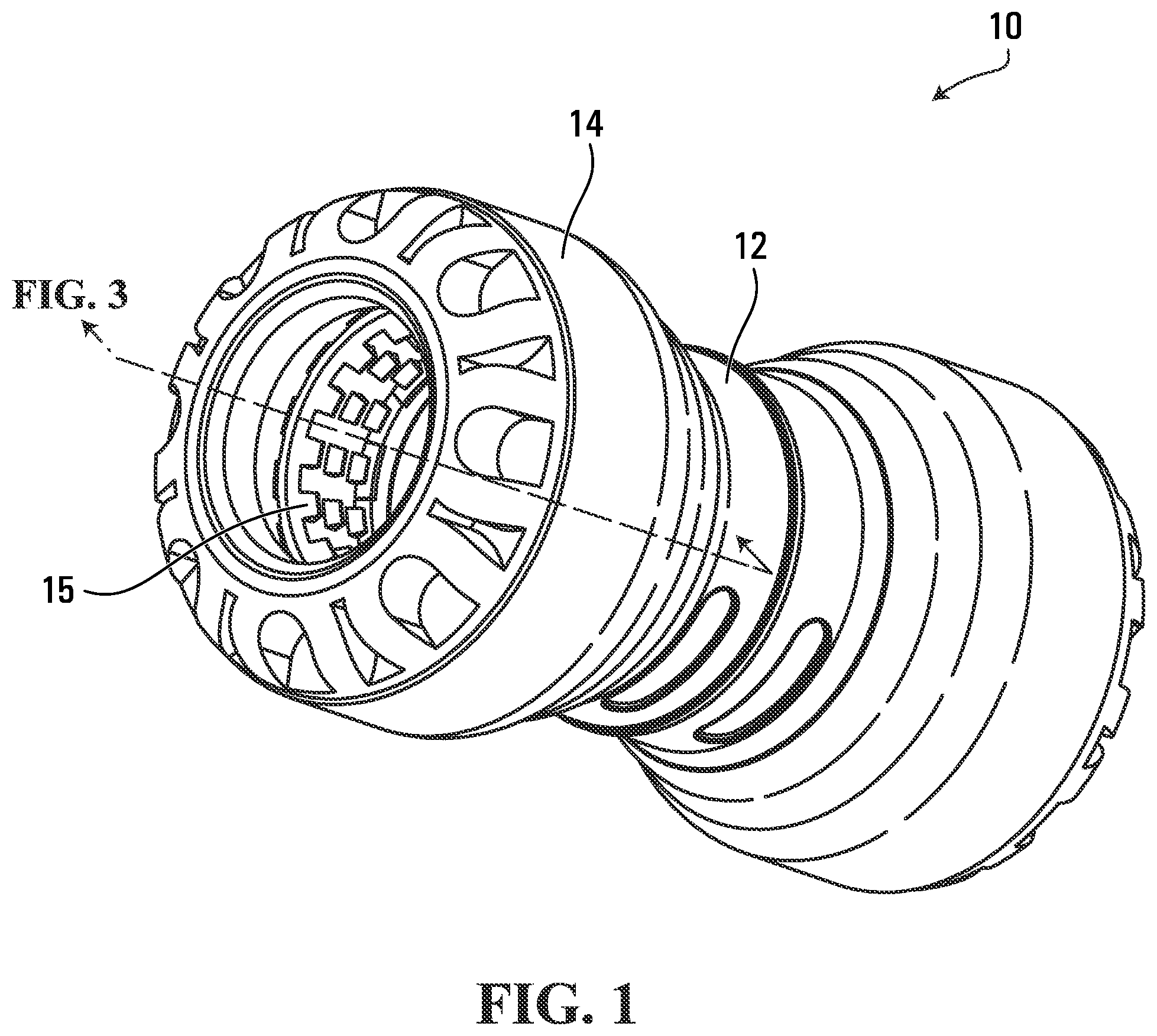 Patent US12338929 Figure 1 – Push fitting for metallic pipe