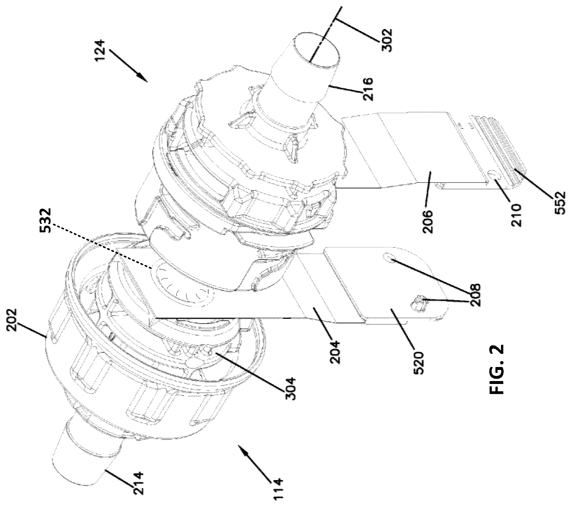 Patent US12338931 Figure 2 – Aseptic fluid couplings