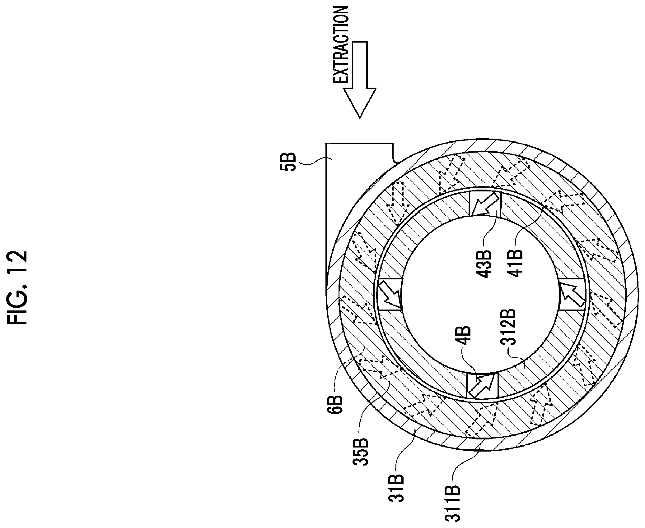 Patent US12338932 Figure 12 – Pipe branching device and compressor