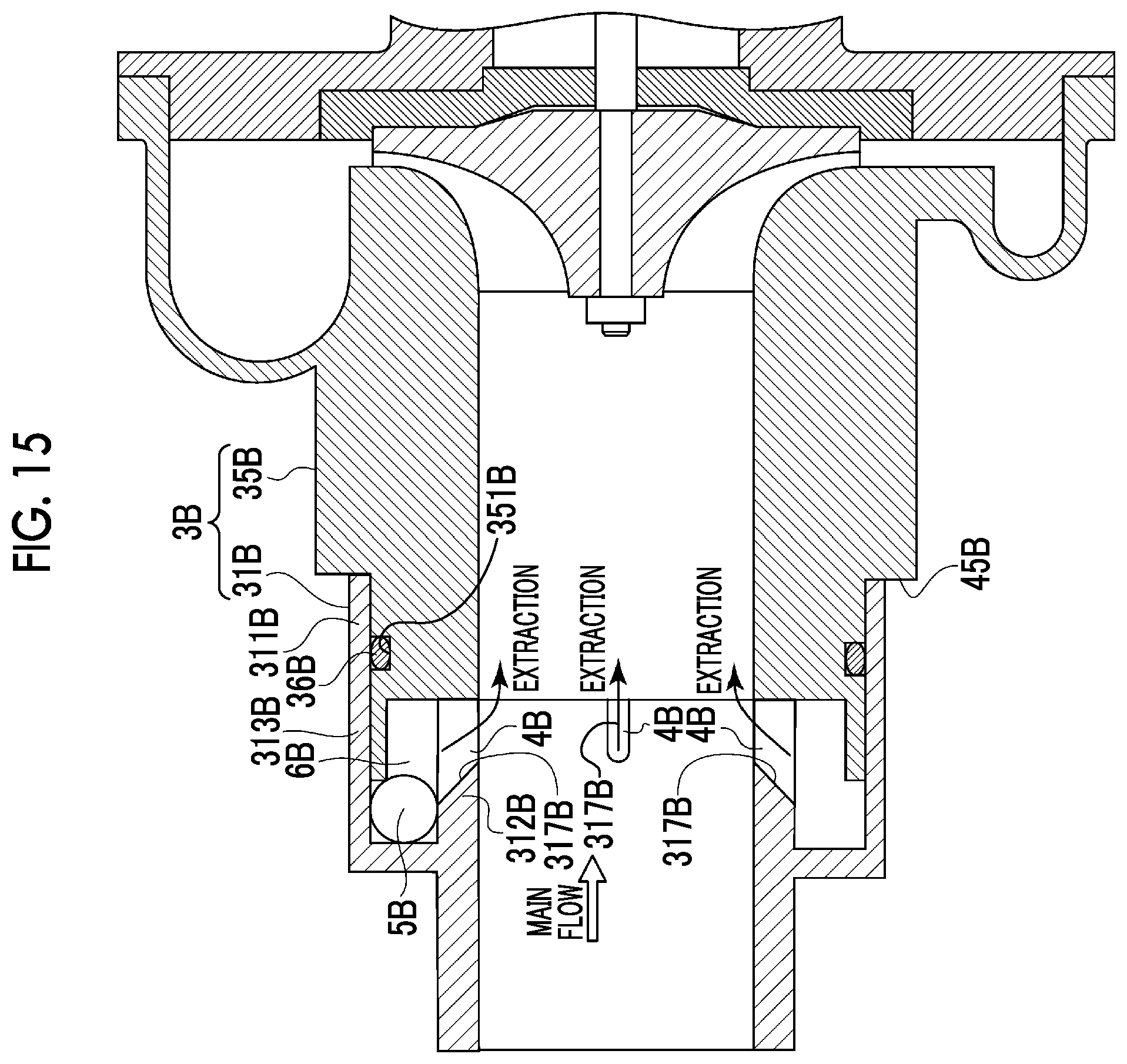 Patent US12338932 Figure 15 – Pipe branching device and compressor