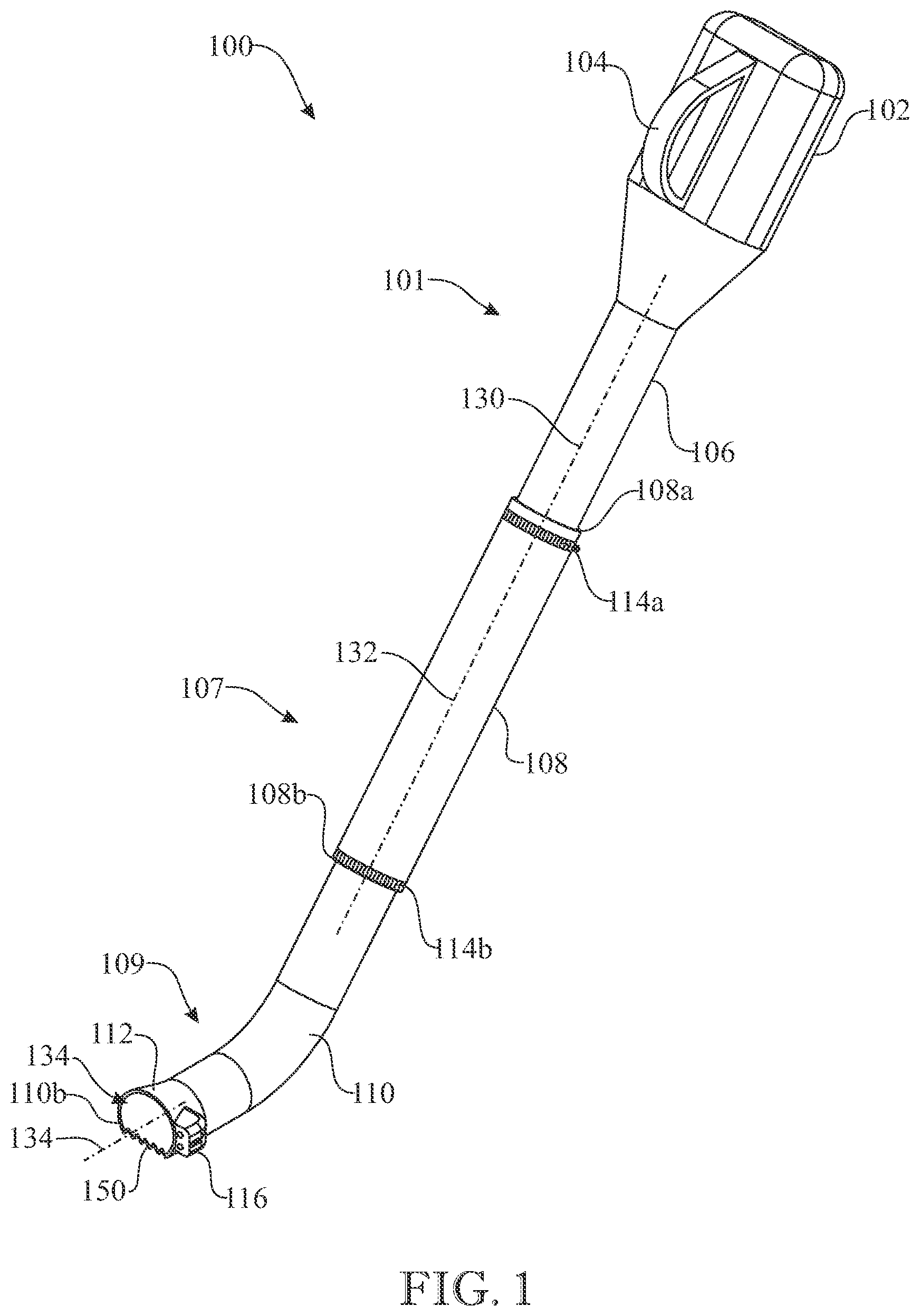 Patent US12338933 Figure 1 – Attachment system for a power air blower