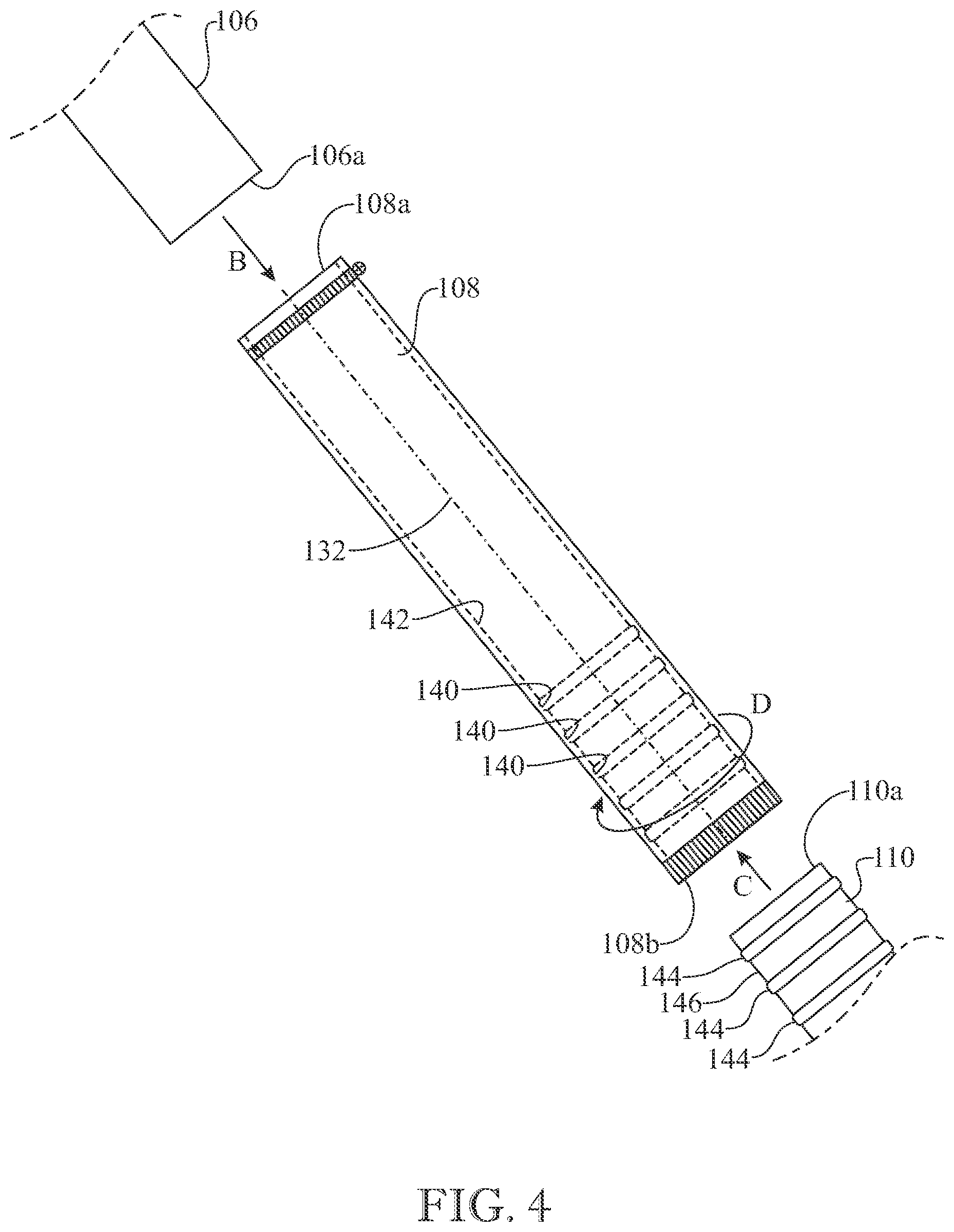 Patent US12338933 Figure 4 – Attachment system for a power air blower