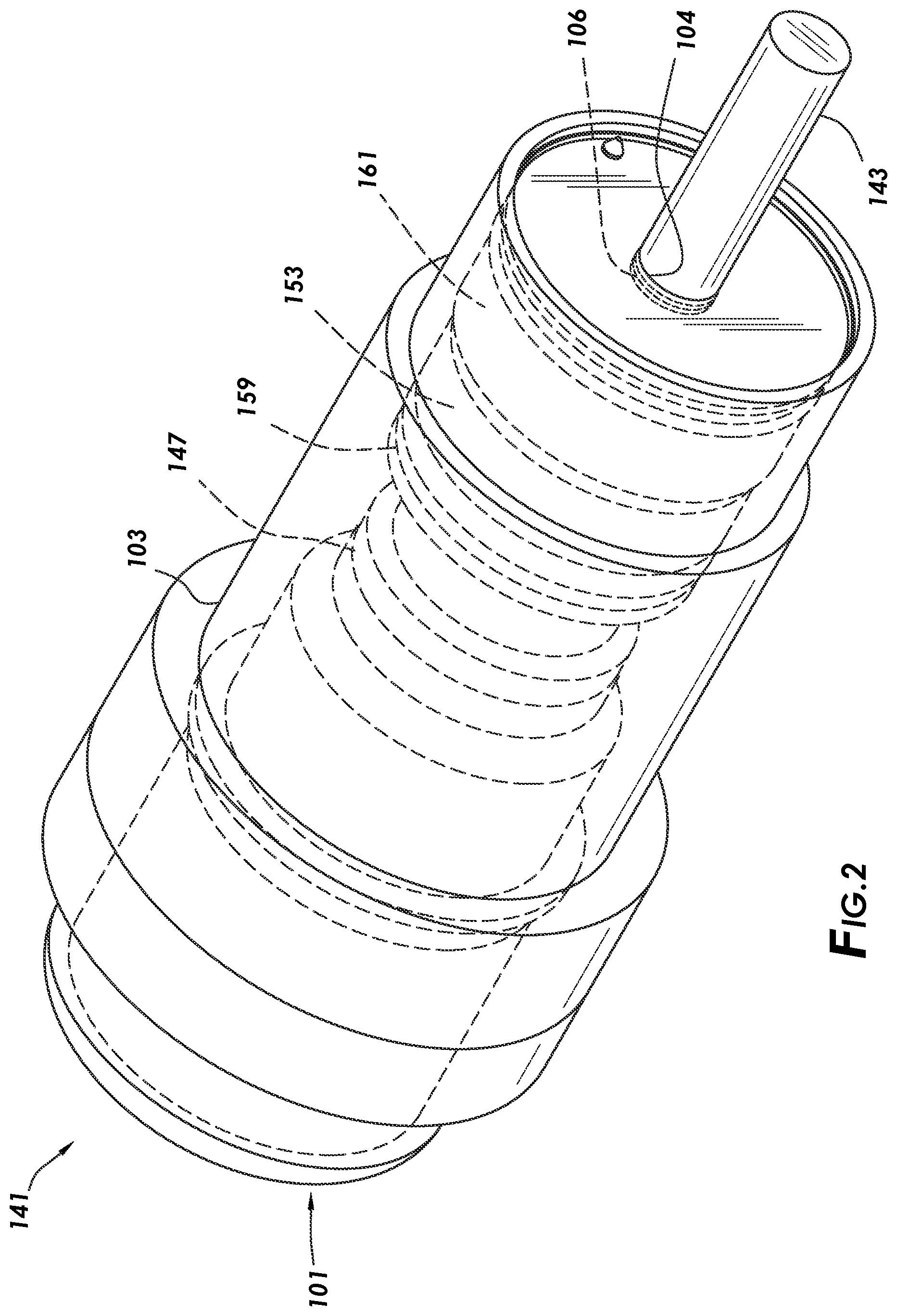 Patent US12338934 Figure 2 – Activation system for pipeline plug