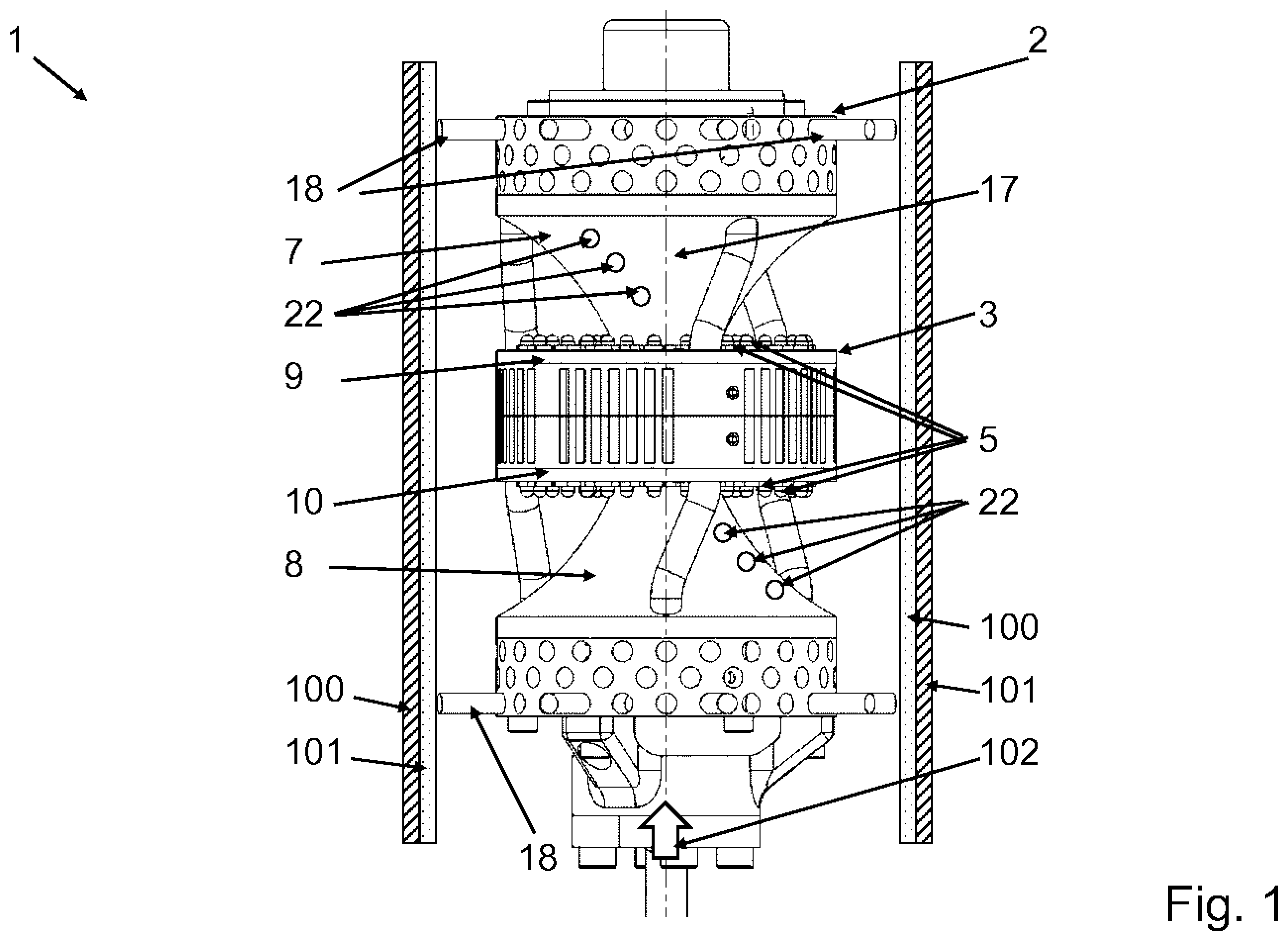 Patent US12338936 — LED UV system for pipe rehabilitation — Figure 1