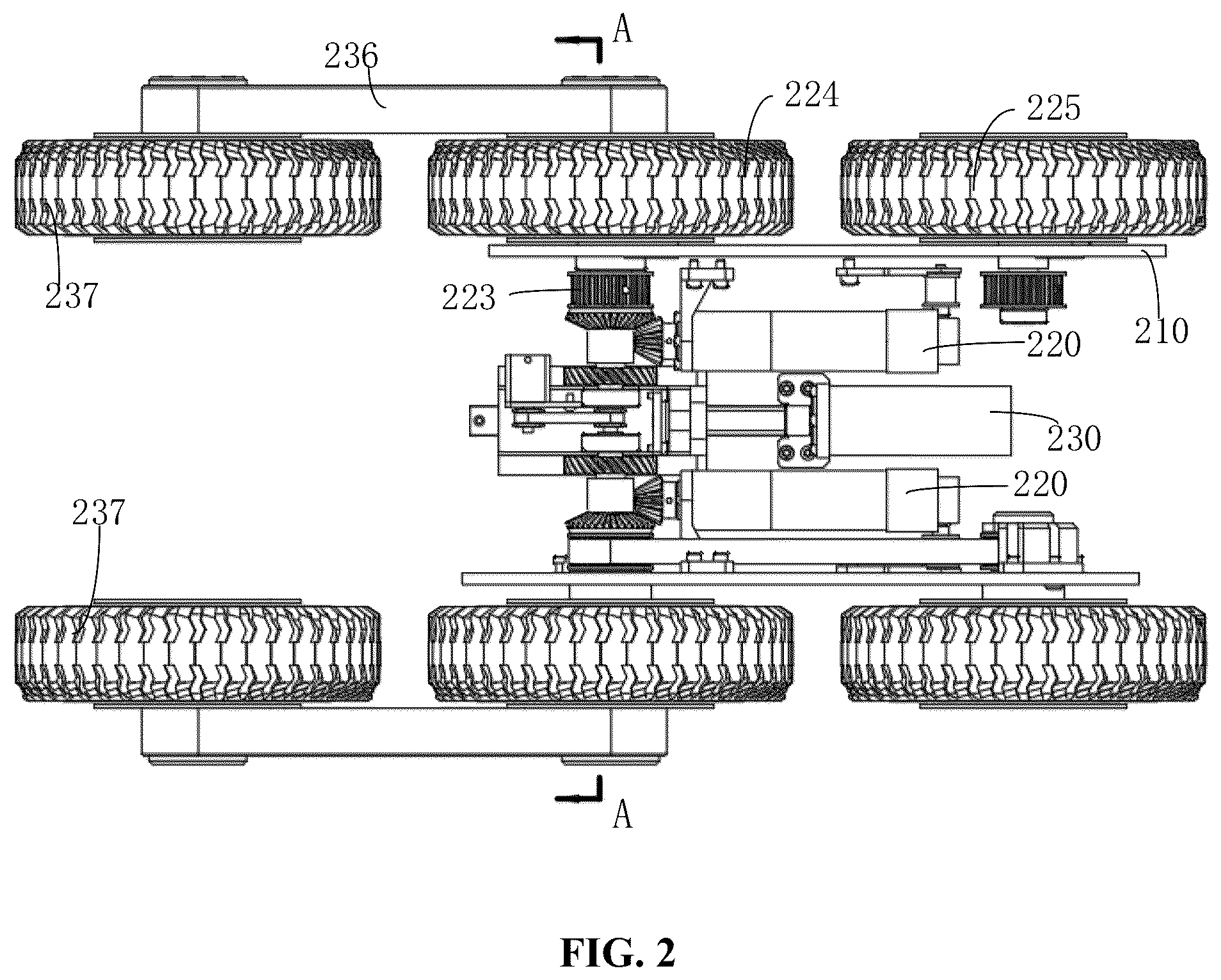 Patent US12338937 Figure 2 – Robot and patrol method applicable to synchronous patrol of long branch pipeline and main pipeline