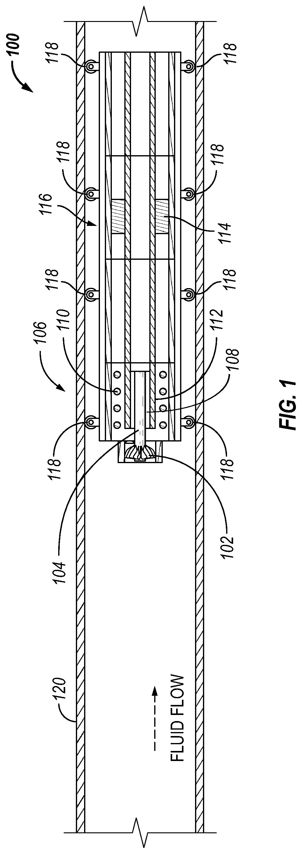 Patent US12338938 Figure 1 – Operating a pipeline inspection gauge