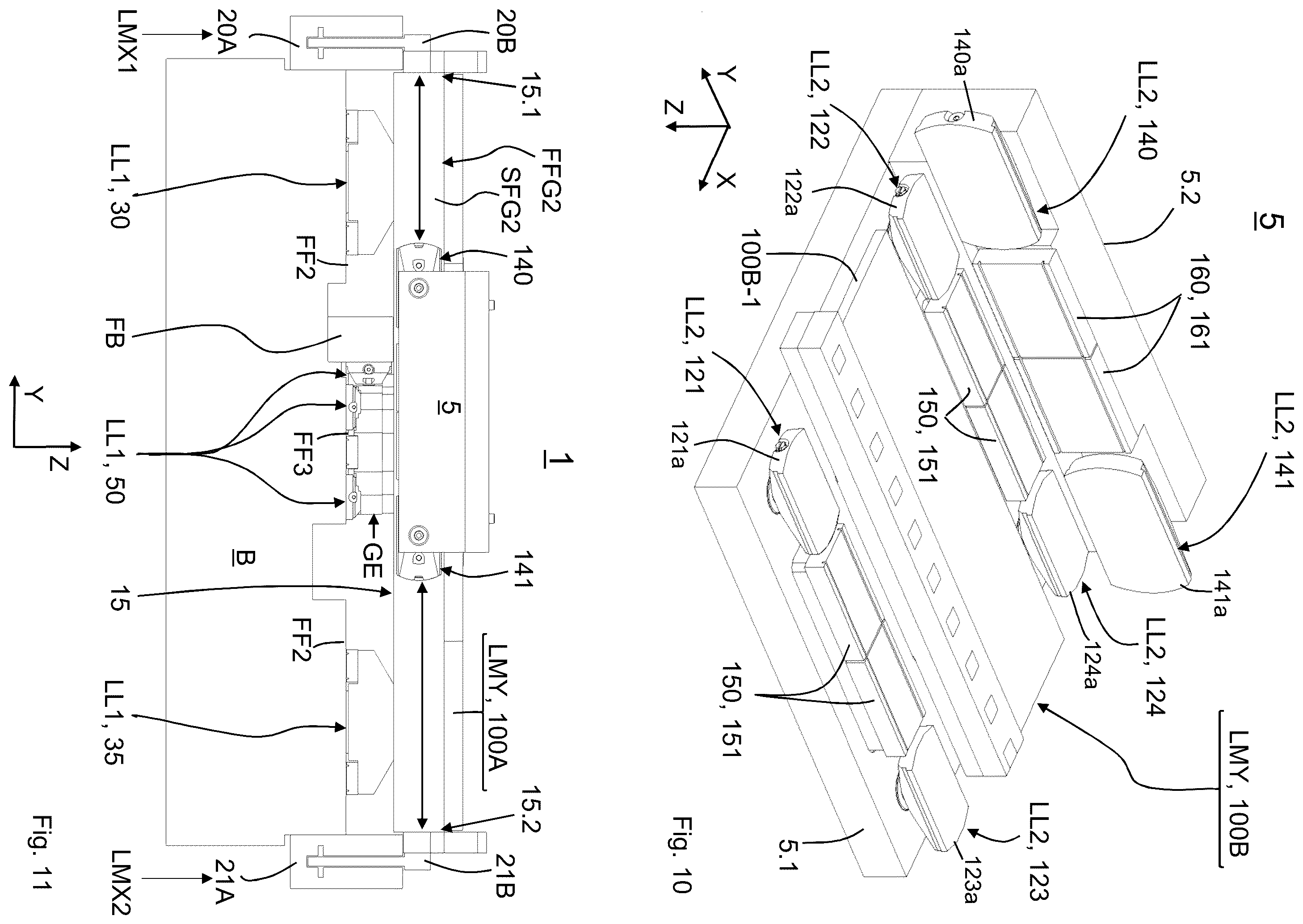 Patent US12338944 Figure 8 – Positioning device for positioning a movable element