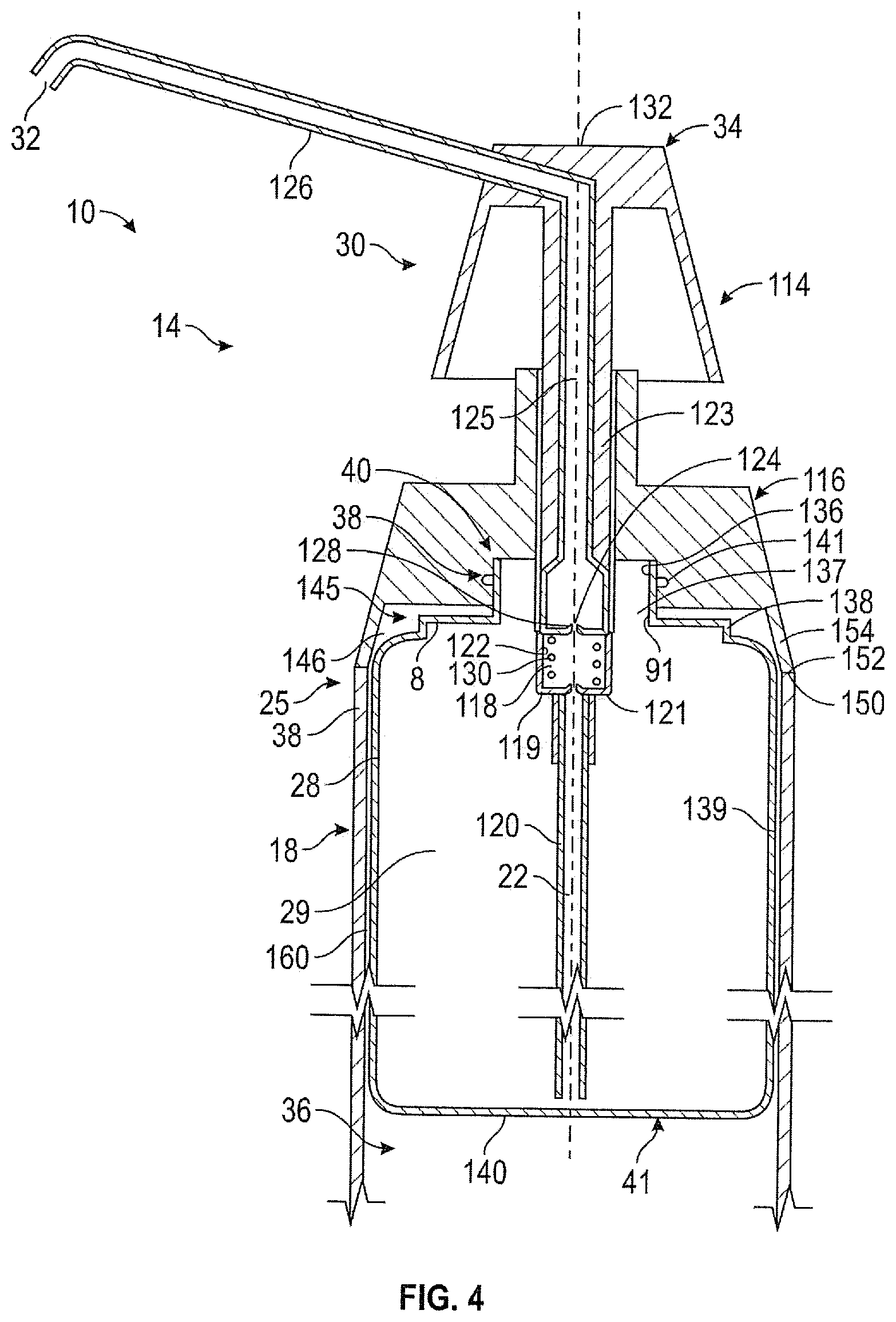 Patent US12338945 Figure 4 – Free standing stand