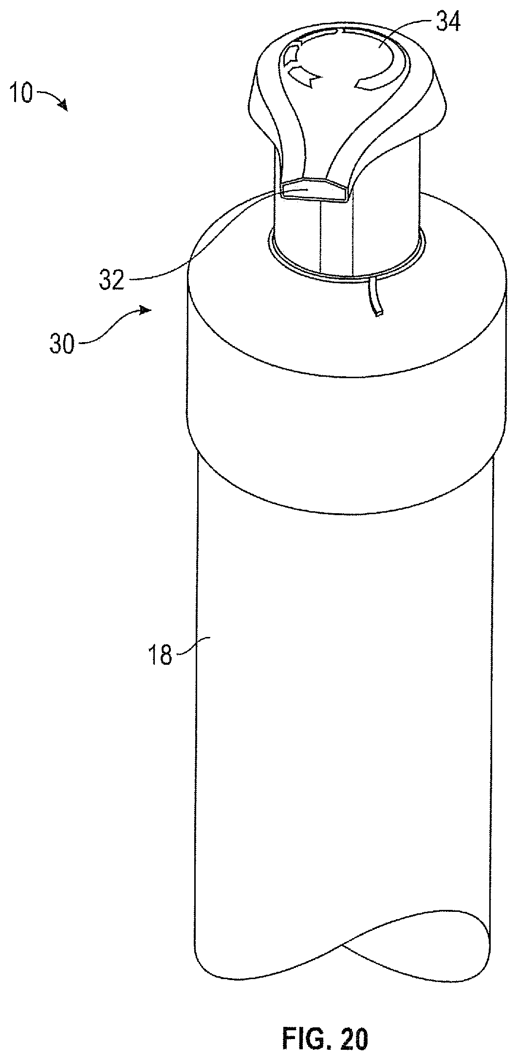 Patent US12338945 Figure 19 – Free standing stand