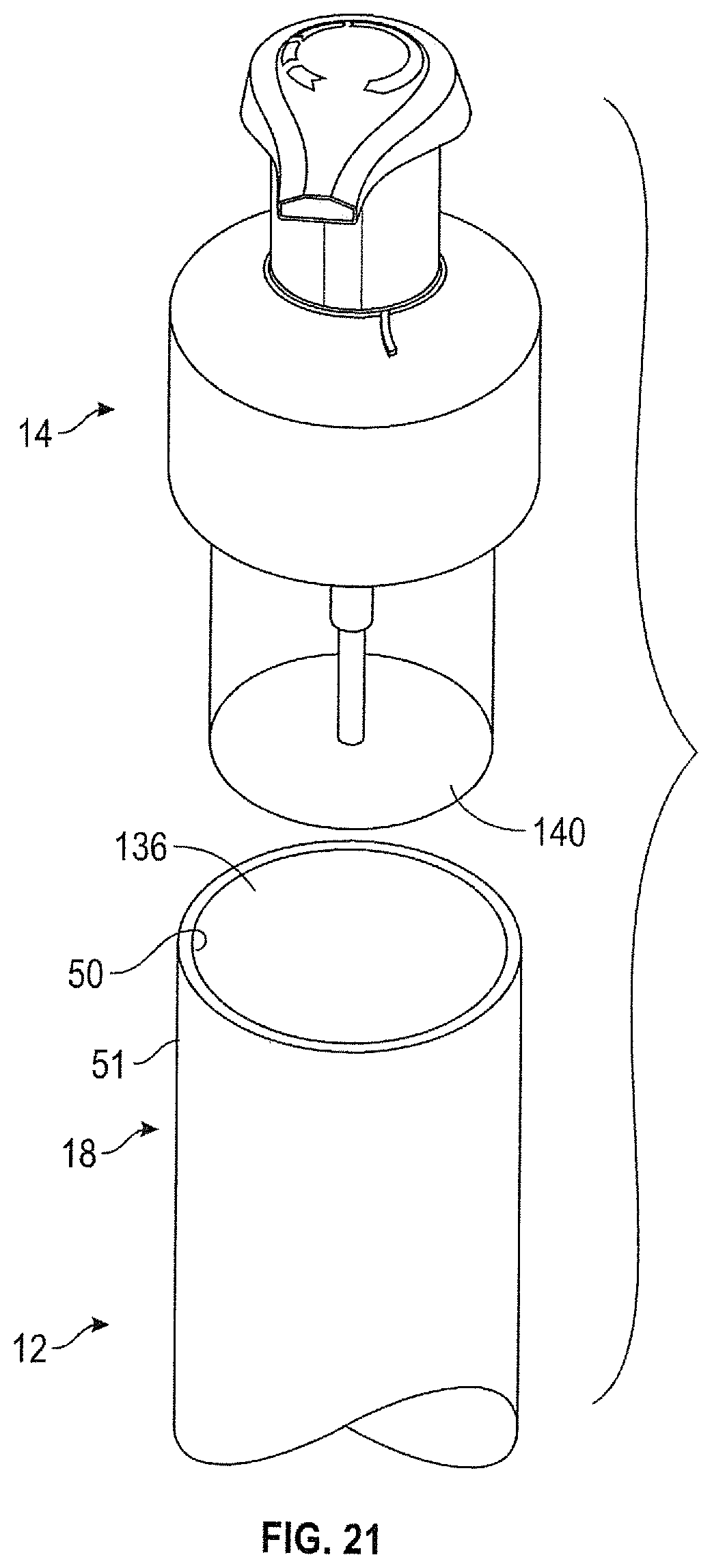 Patent US12338945 Figure 20 – Free standing stand