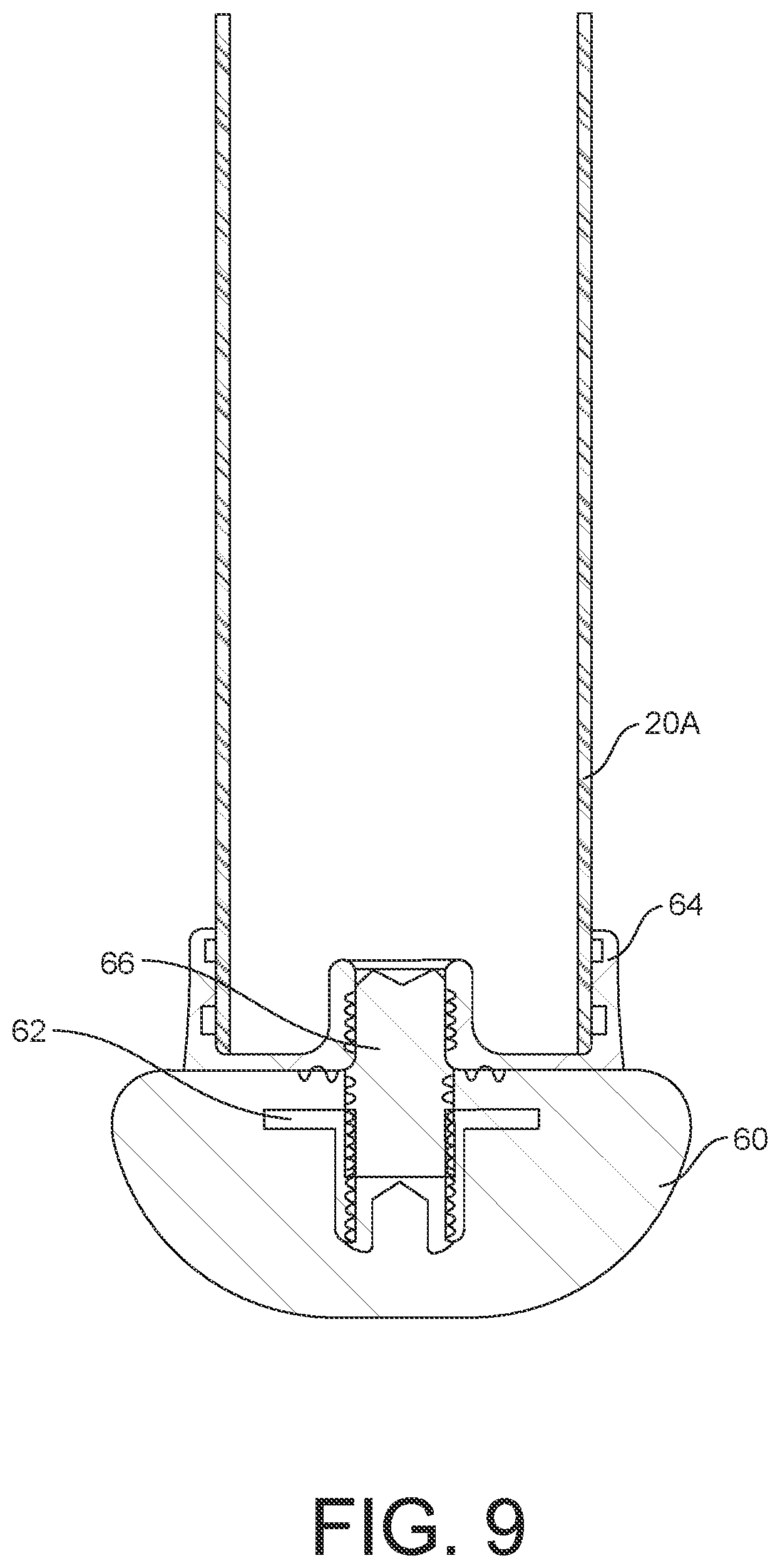 Patent US12338946 Figure 9 – Tripod with a sealed leg lock