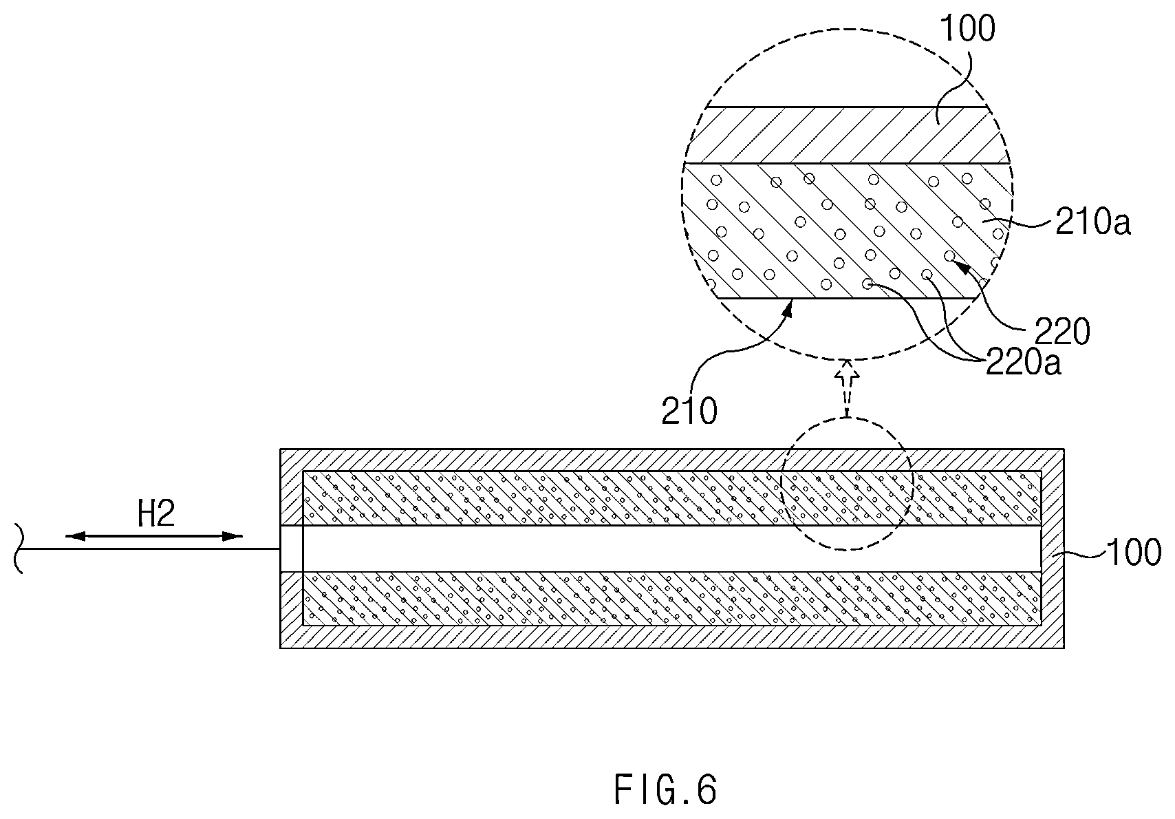 Patent US12338949 Figure 6 – Hydrogen storage device