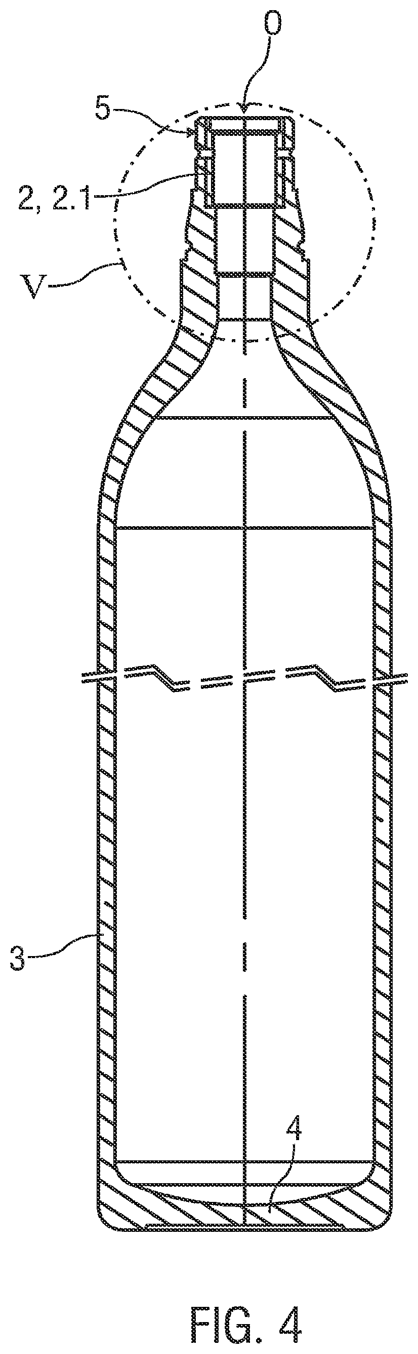 Patent US12338952 Figure 4 – Pressure vessel with multiple lateral outflow openings