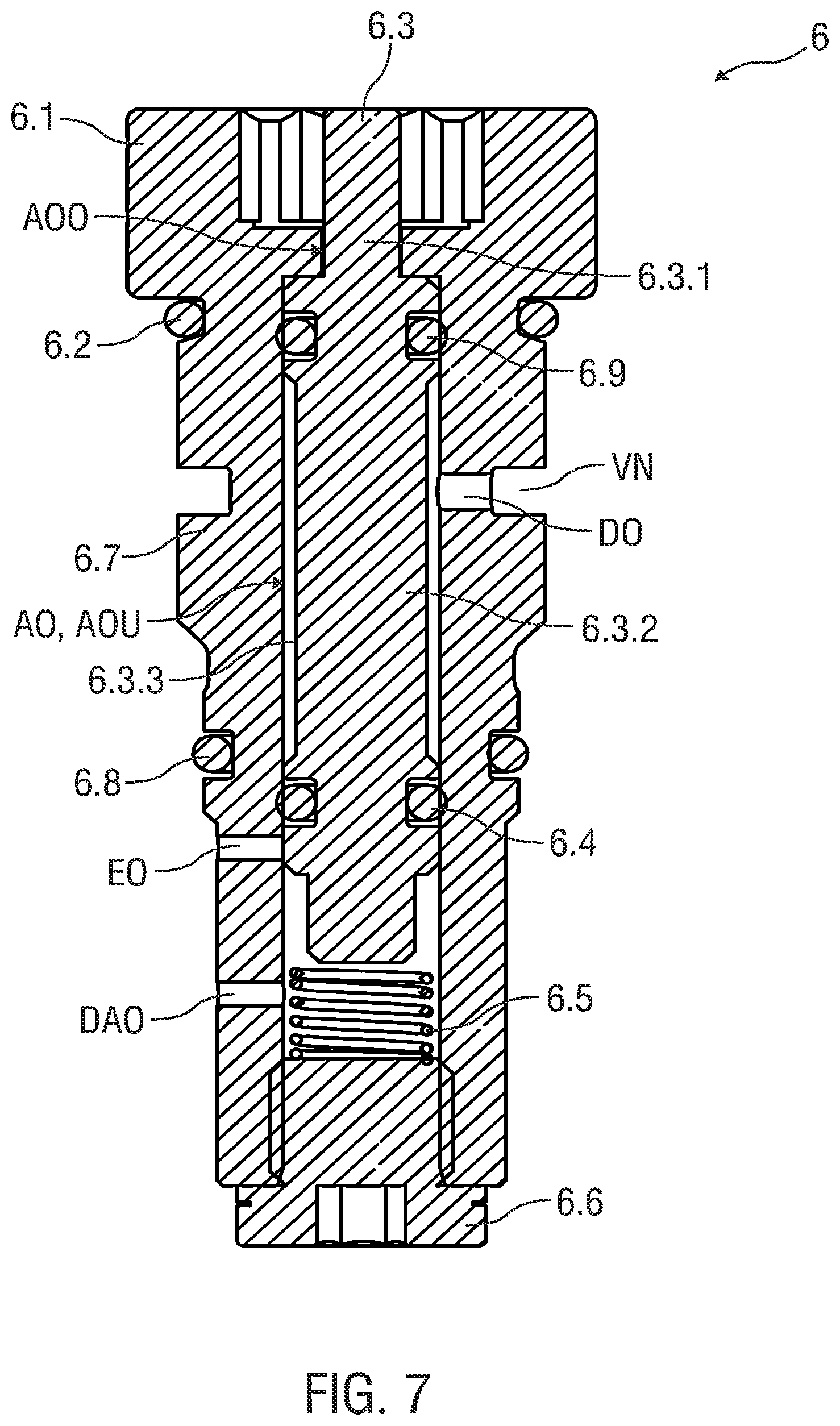 Patent US12338952 Figure 7 – Pressure vessel with multiple lateral outflow openings