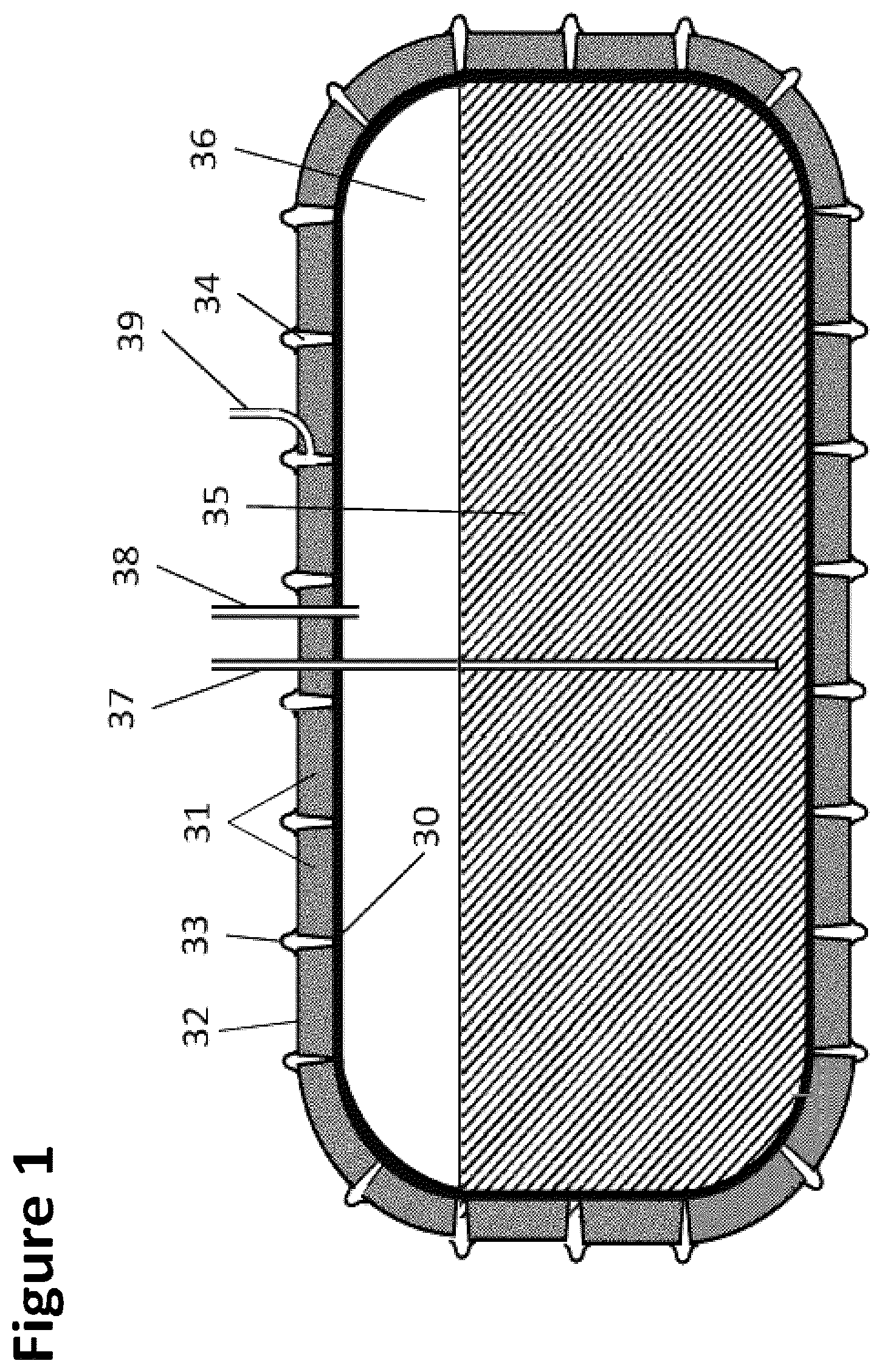 Patent US12338956 Figure 1 – Insulated tank with integrated or operatively connected support system