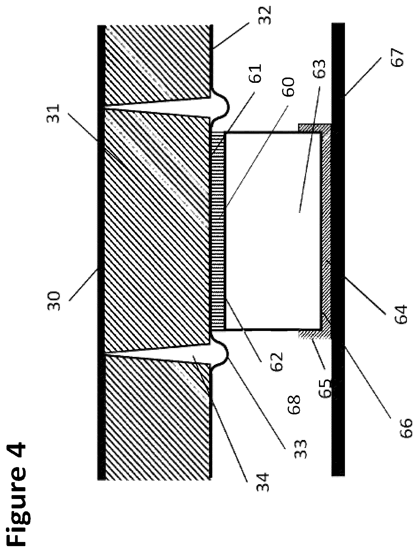 Patent US12338956 Figure 4 – Insulated tank with integrated or operatively connected support system