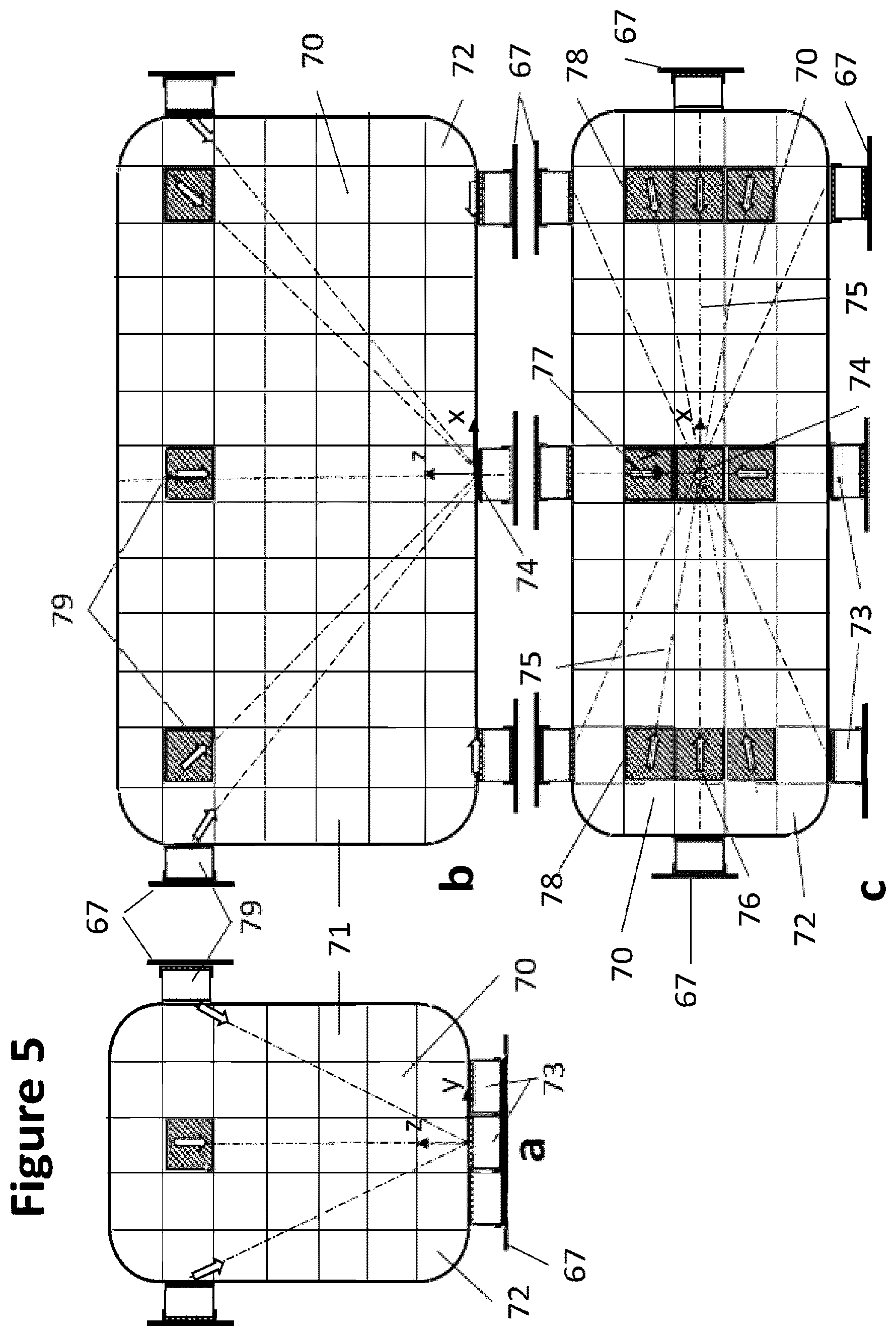 Patent US12338956 Figure 5 – Insulated tank with integrated or operatively connected support system
