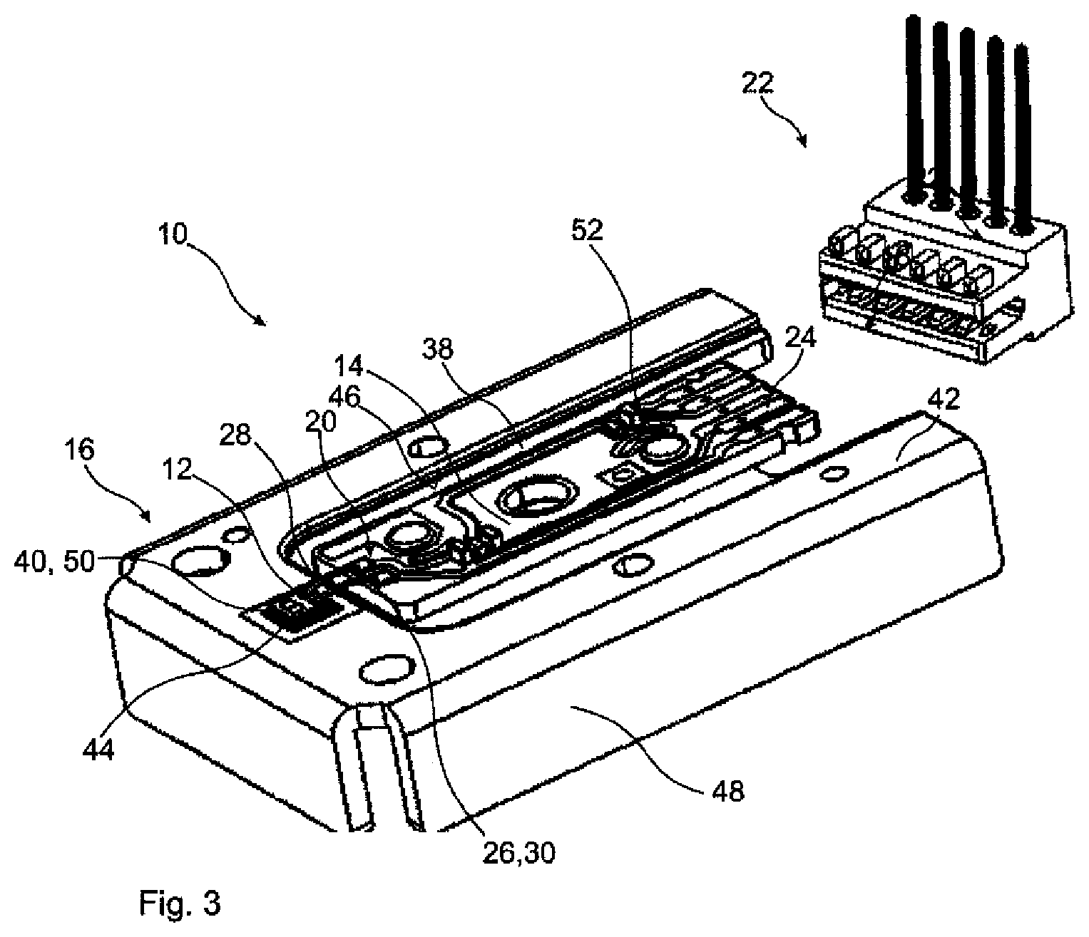 Patent US12338963 Figure 3 – Light module and vehicle light