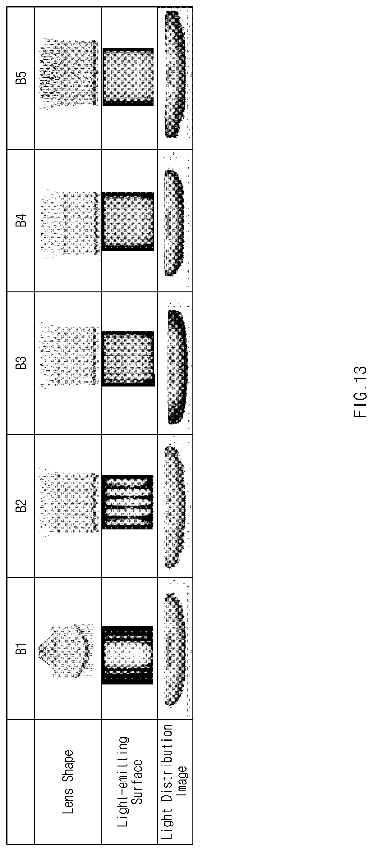 Patent US12338964 Figure 13 – Lamp for vehicle