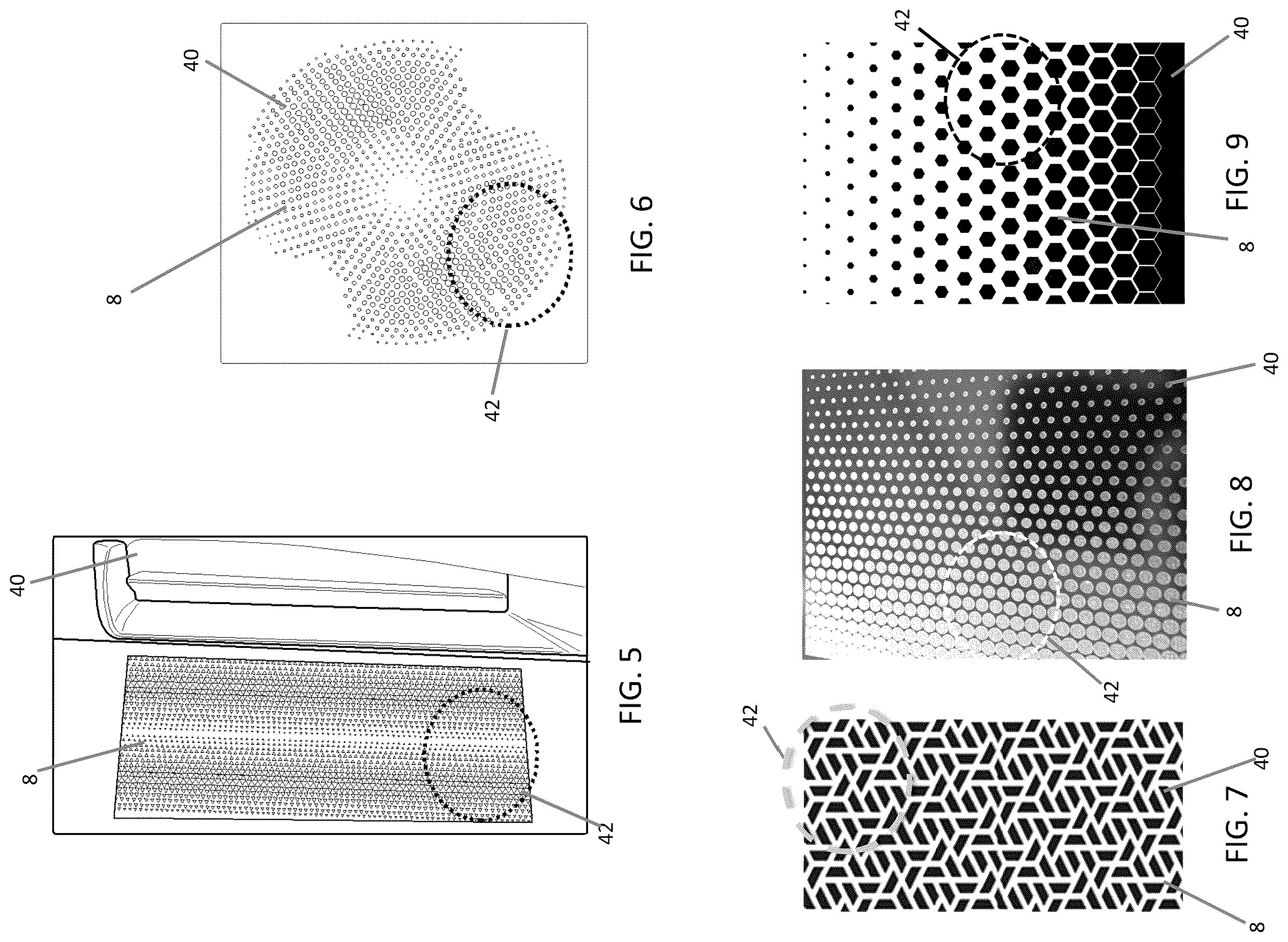 Patent US12338965 Figure 3 – Enhanced diffusive lighting and pattern effects over automotive surface panels